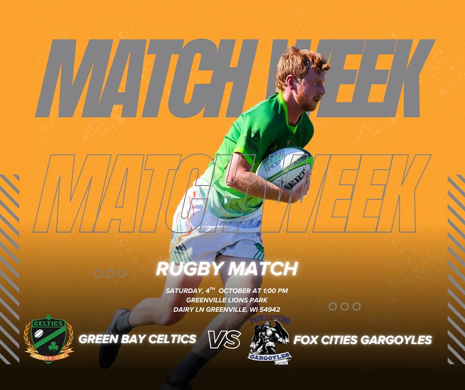 🍀 Celtics Rugby – Undefeated Clash... - Green Bay Rugby Club | Facebook
