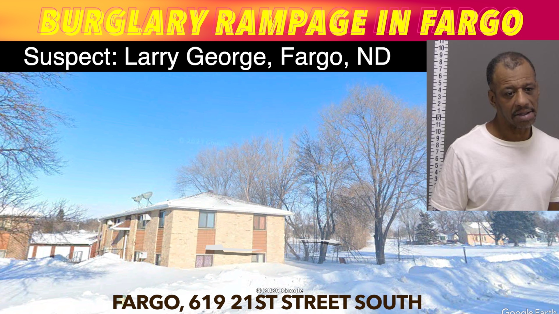 inewz.TV - New Years Eve Day Burglary Rampage In Fargo. TAP FOLLOWING ...