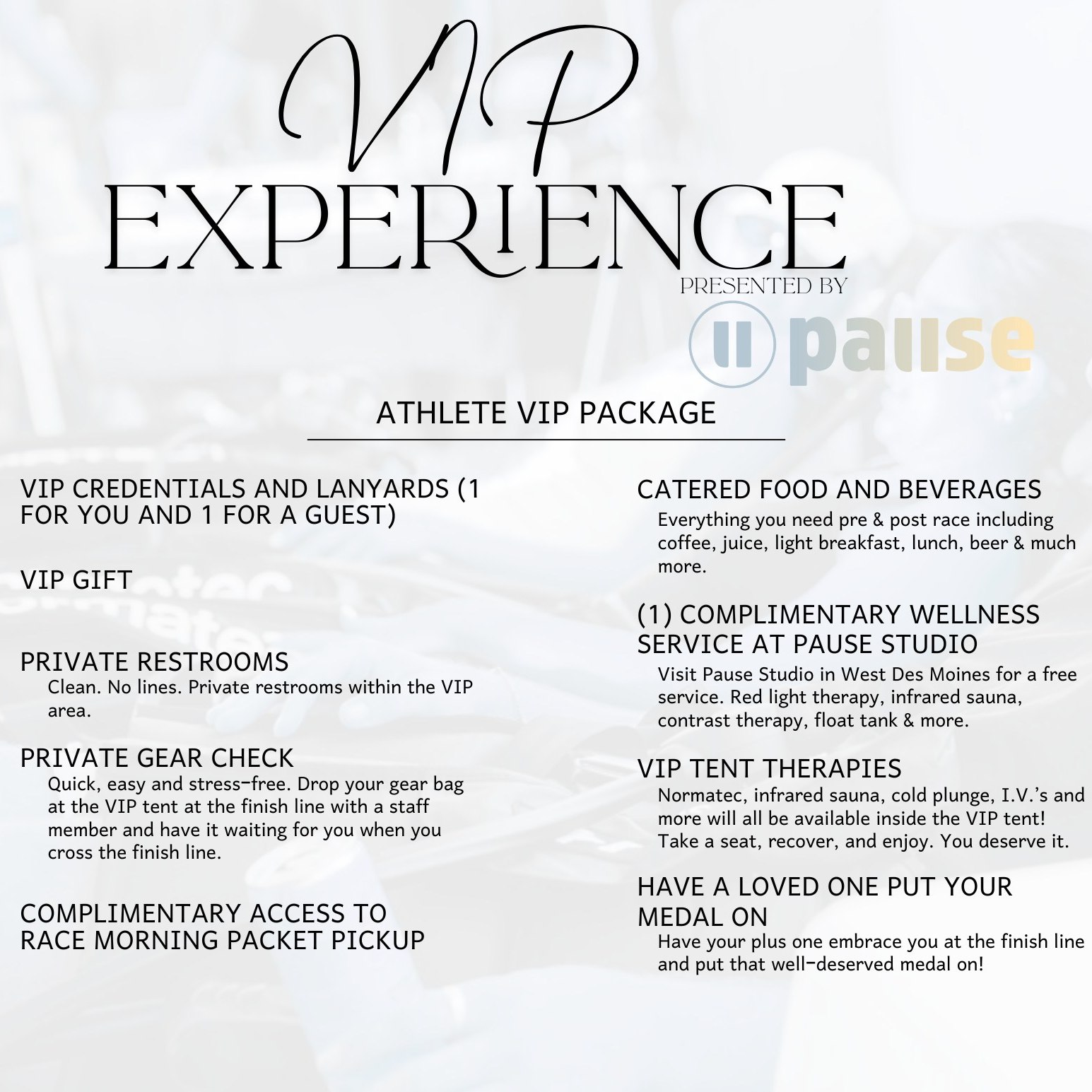 Registration for the VIP... - IMT Des Moines Marathon | Facebook