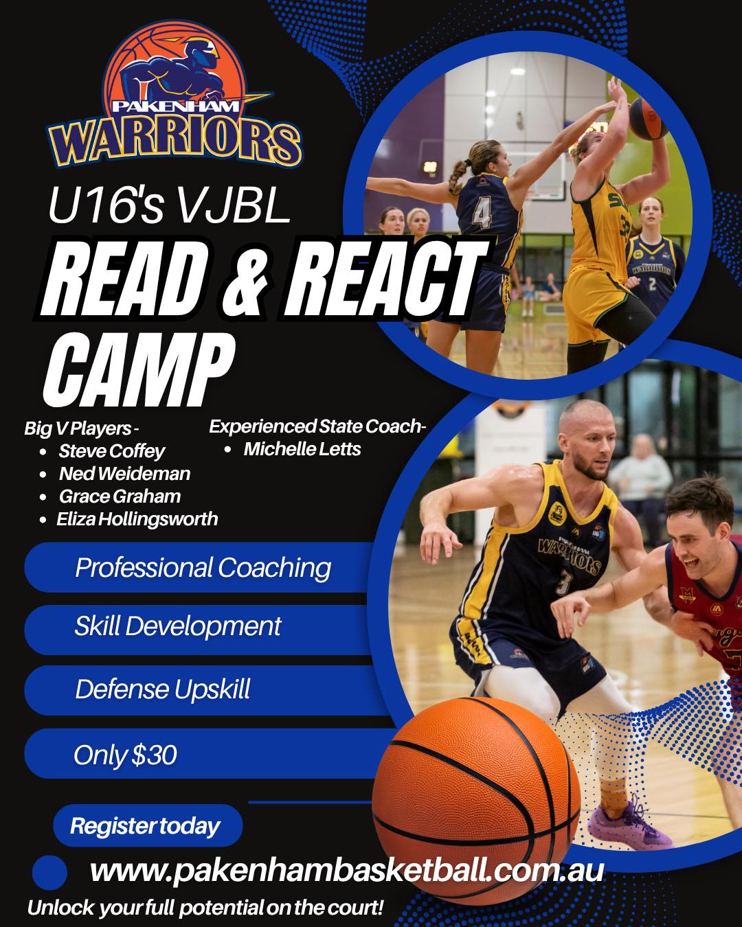 🏀 U16’s READ & REACT CAMP 🏀... - Pakenham Warriors Official | Facebook