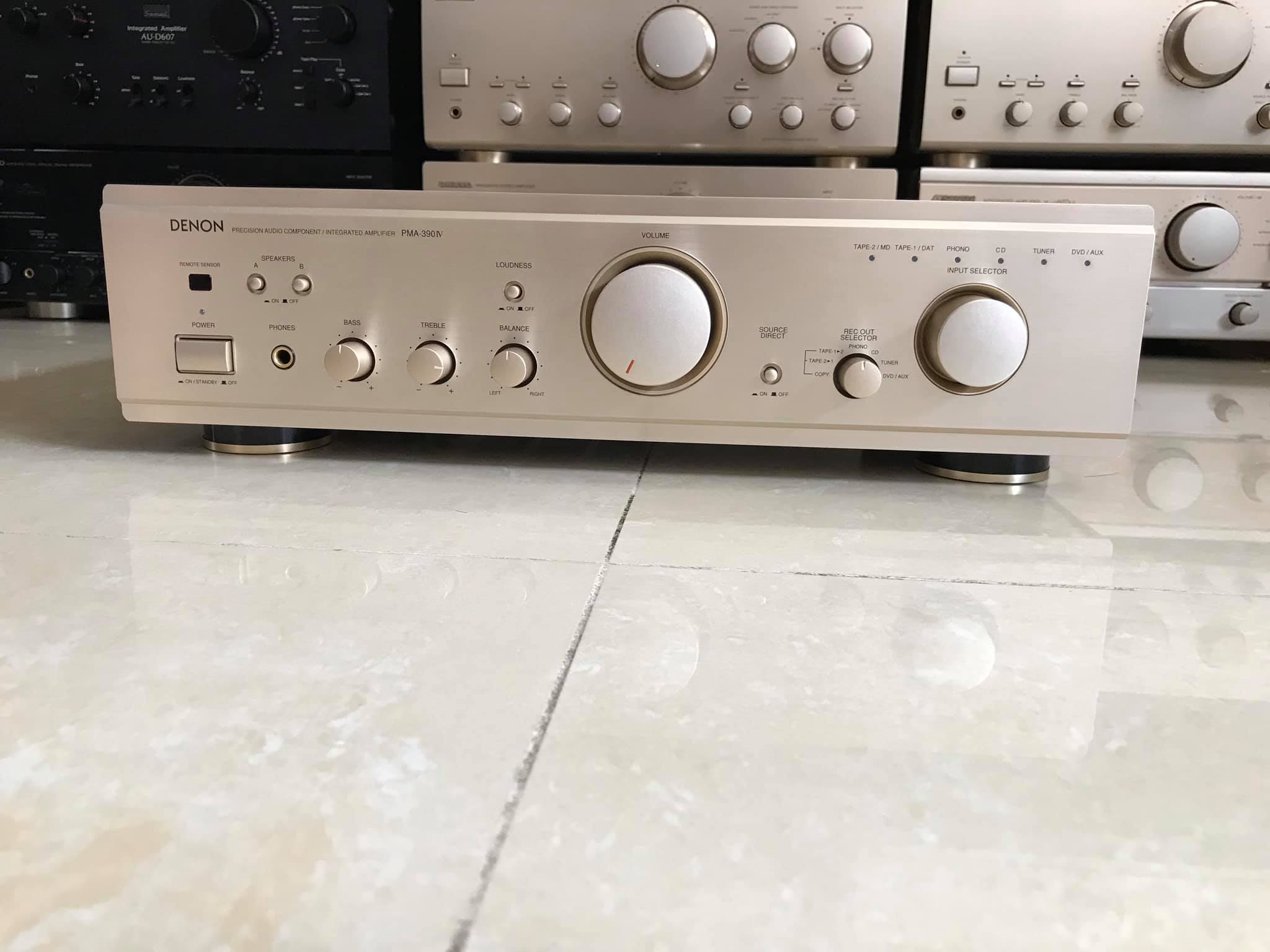 Amply DENON PMA 390iv Mới về Amply DENON PMA 390iv mặt phay nhôm