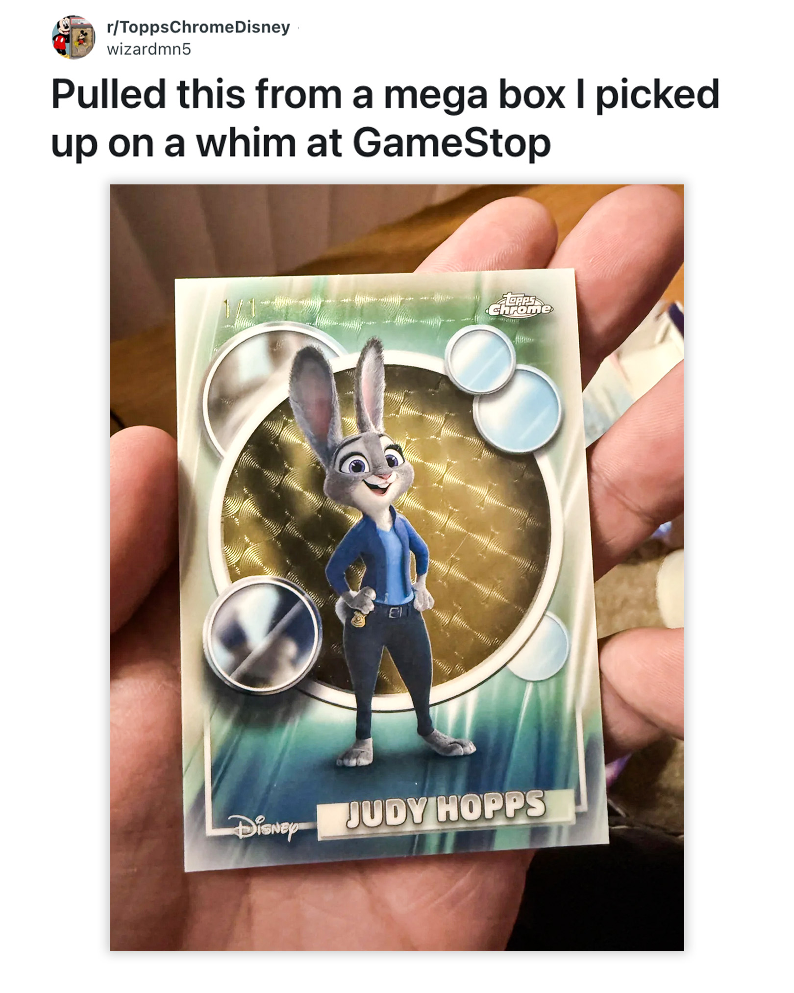 PRISTINE WOODY 1/1! 🤠 This 2024 Topps Chrome Disney Sapphire