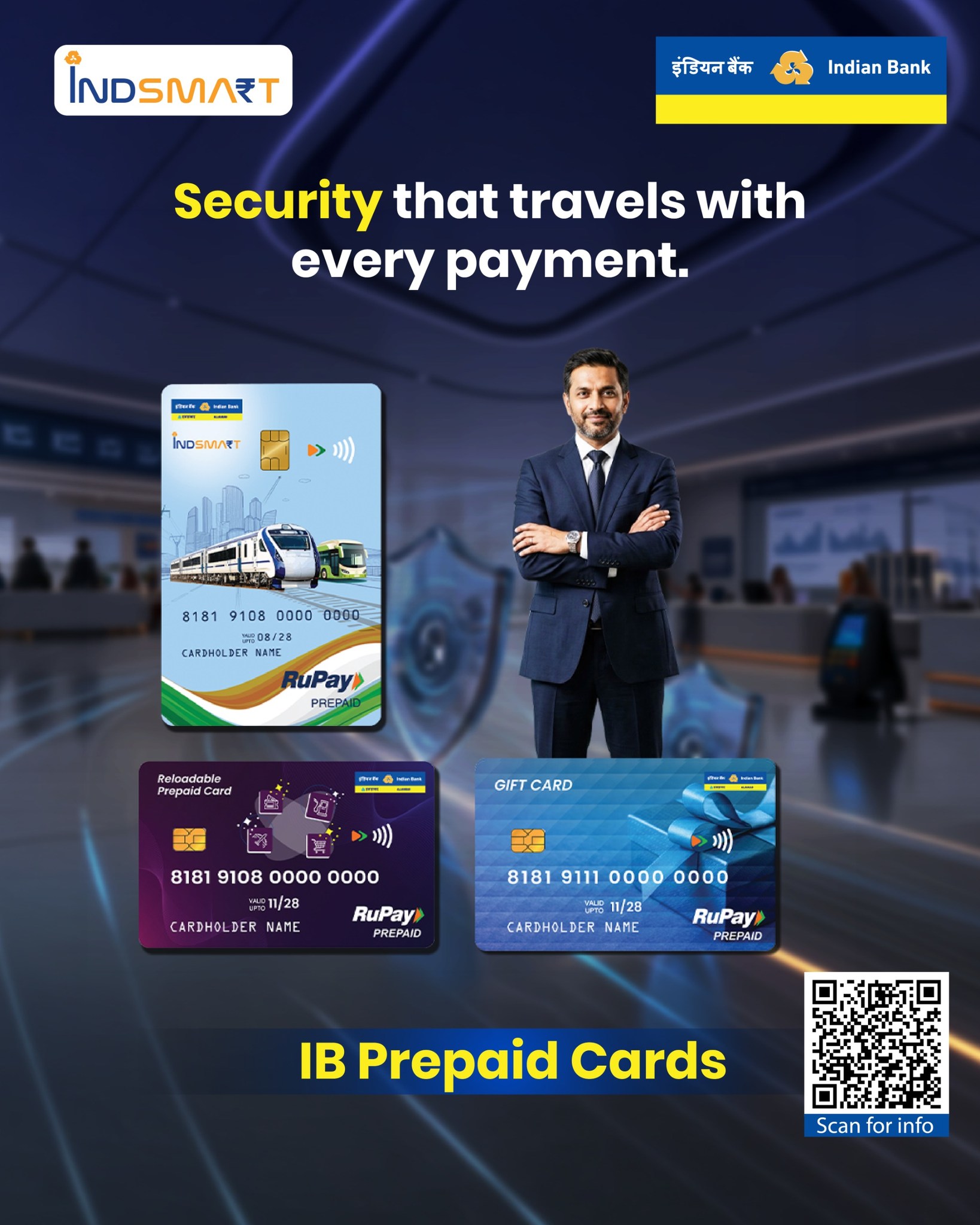 Make payments the easy way with Indian Bank Prepaid Cards. Whether 
