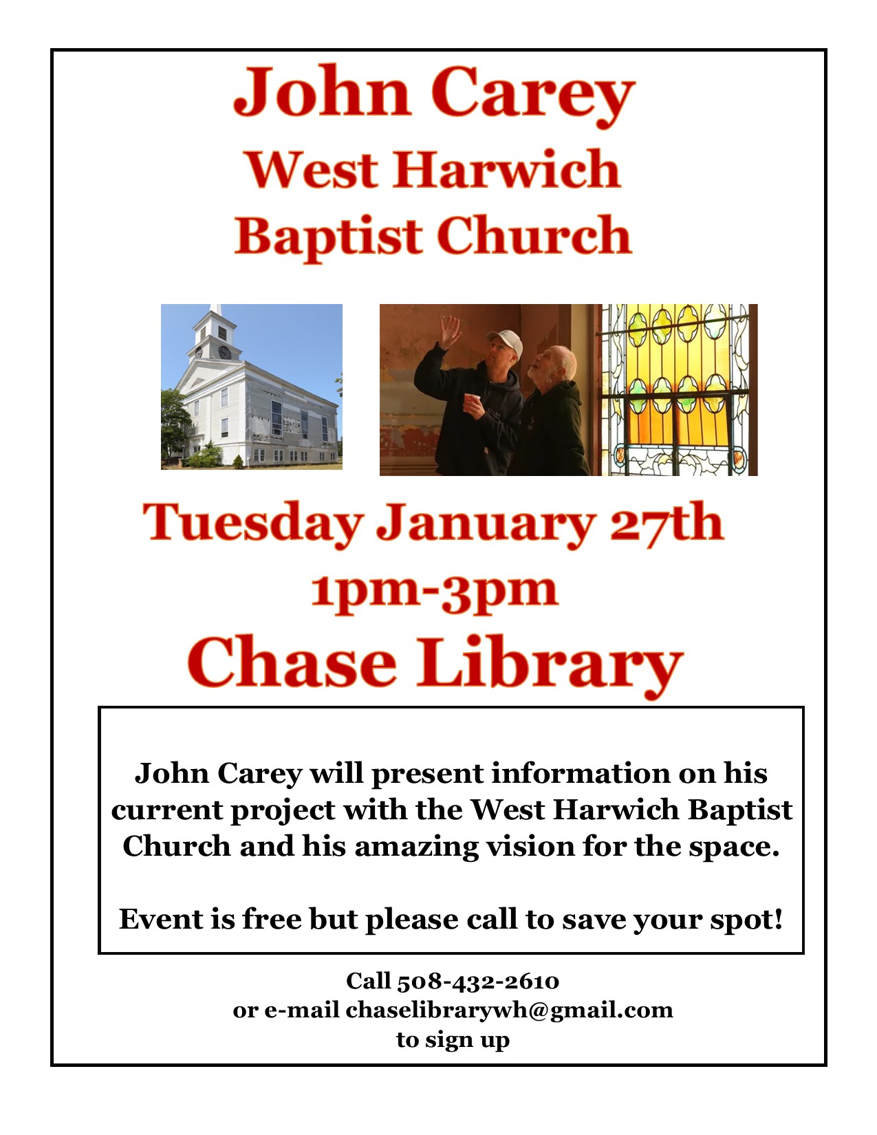 Chase Library | West Harwich MA