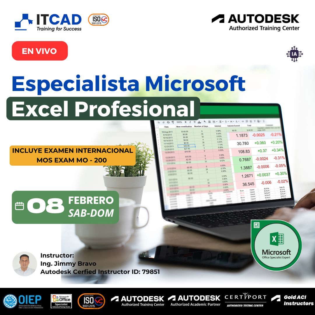 ITCAD - 📊 NUEVO | Excel Profesional (RENOVADO) – ITCAD Domina Excel de ...