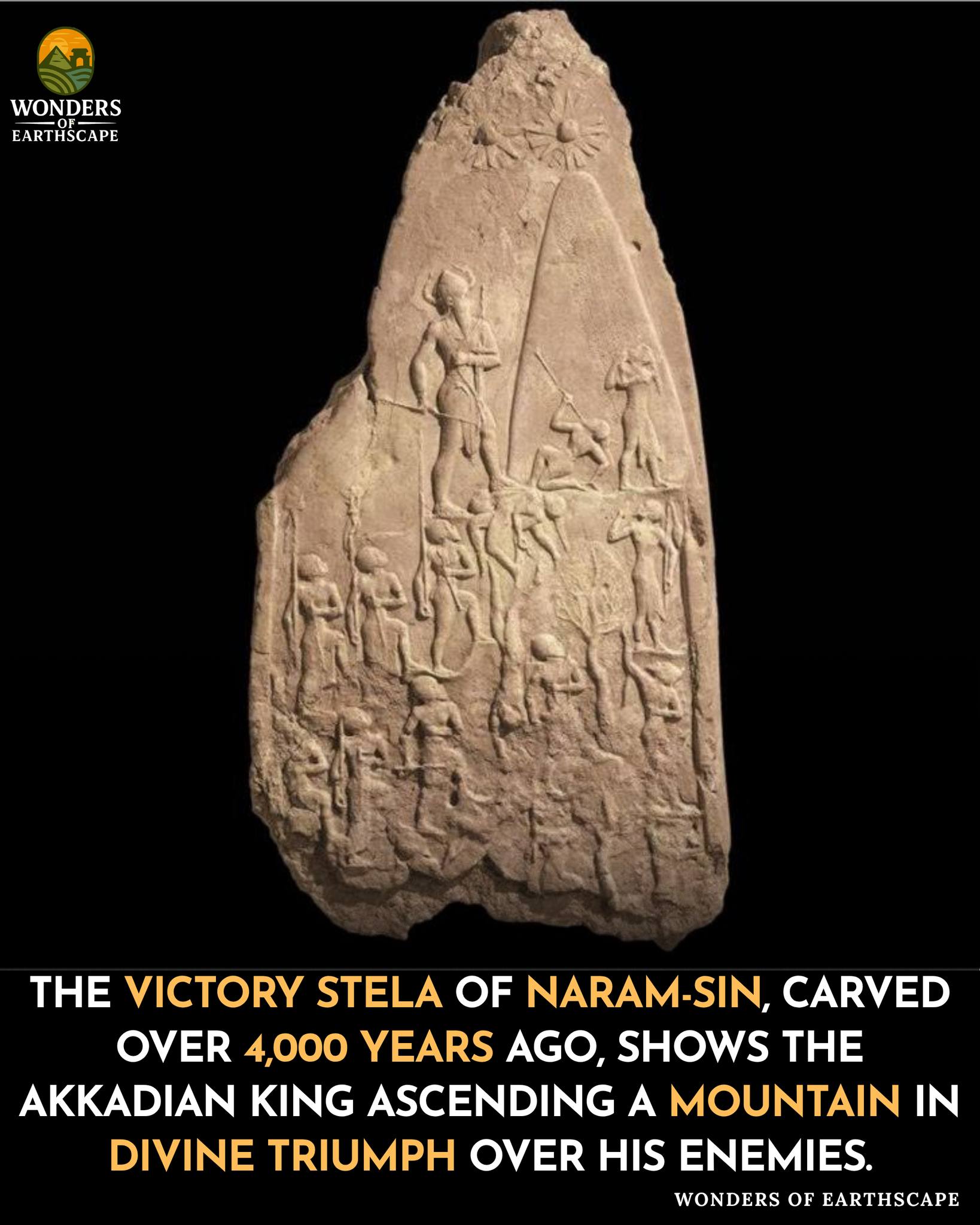 Wonders - Crafted between 2254 and 2218 BC, the Victory Stela of King ...