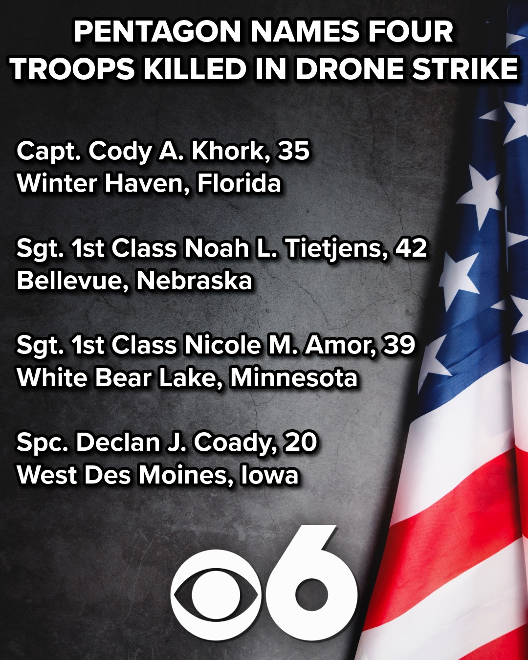 #BREAKING: The Pentagon has... - WRGB CBS 6 News, Albany | Facebook