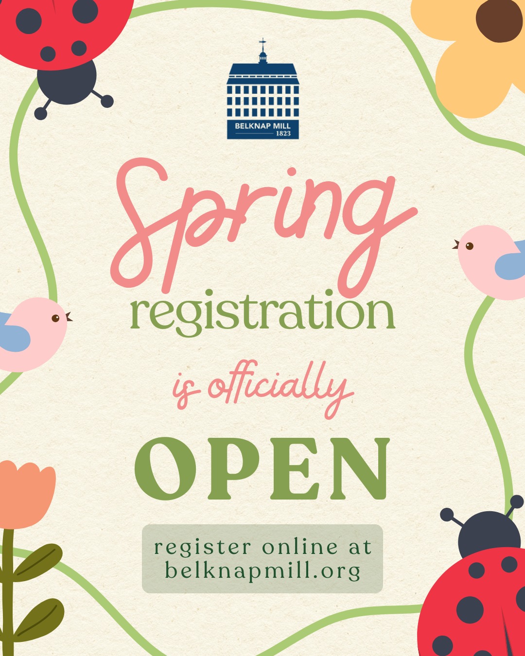 Belknap - The day is finally here - Spring Class Registration is ...