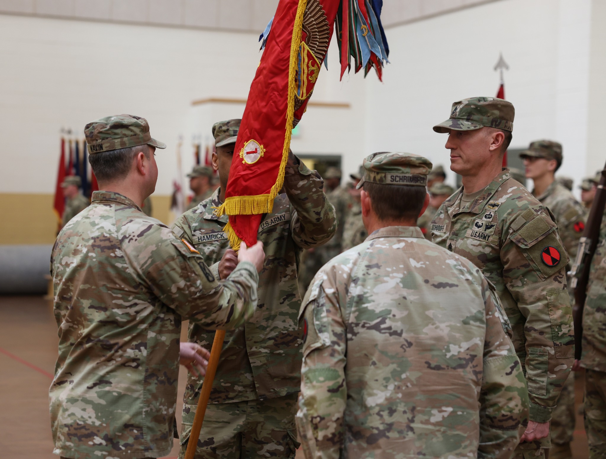 7th - MG Stephen Smith and CSM Timothy Lawless recognize top performers ...