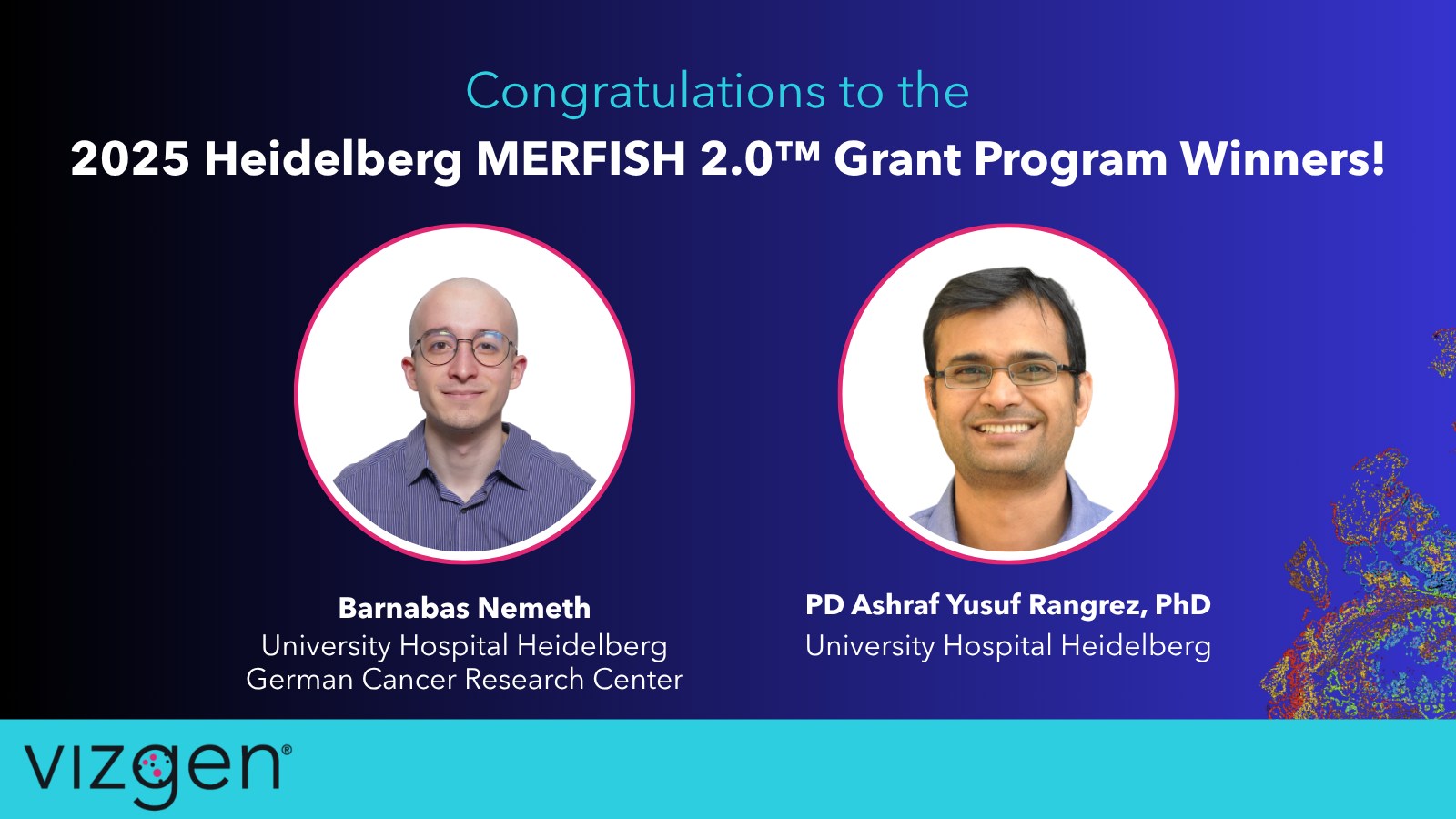 Vizgen - We’re thrilled to announce the winners of the 2025 Heidelberg ...