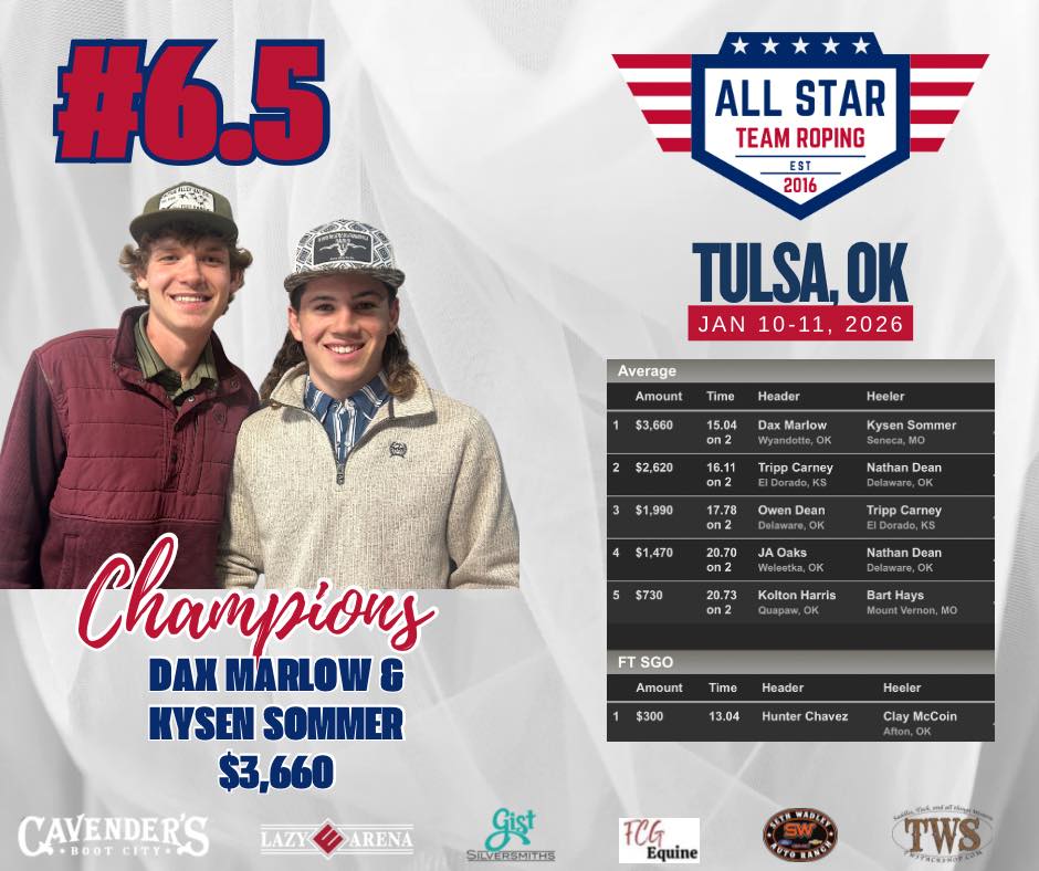 All Star Team Roping added a new photo. - All Star Team Roping