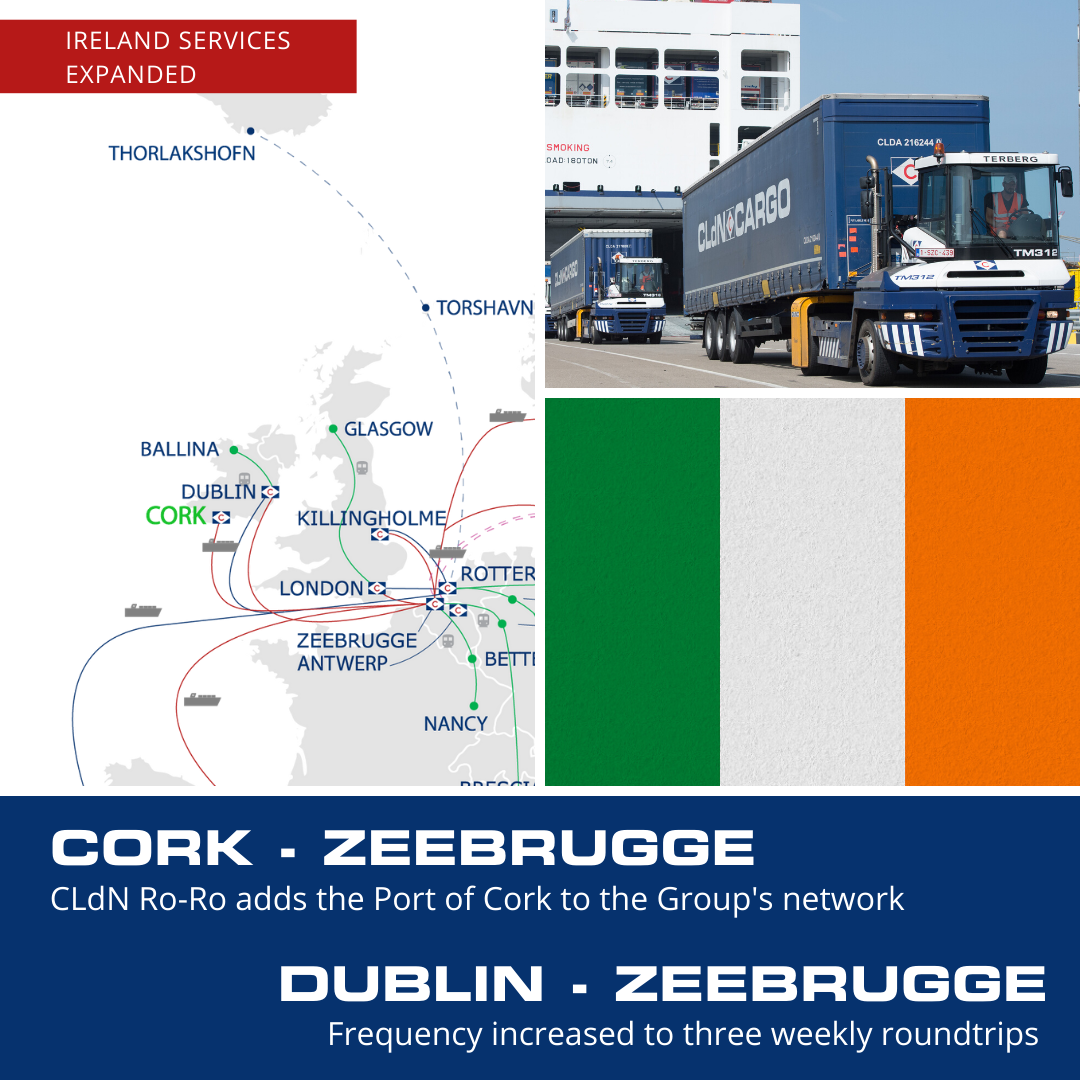 CLdN CARGO - 🍀 We are happy to share some good news with you today! 🍀 ...