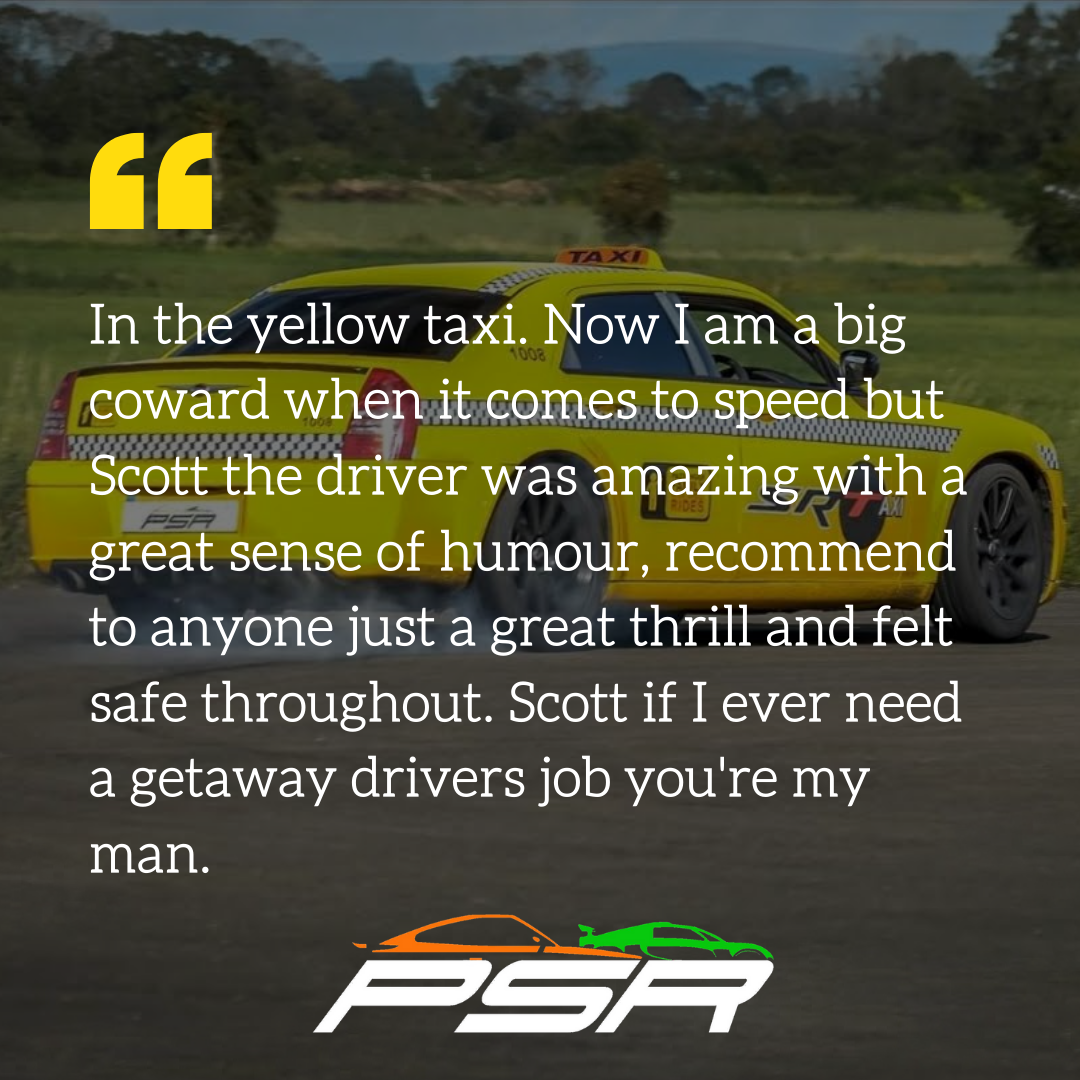PSR Experience - Our drift taxi is epic. With a 6.0l HEMI...