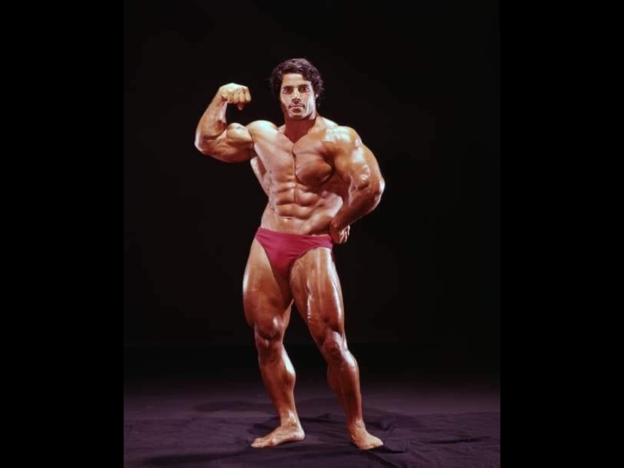 Foto Ristampa 8x10 Di Franco Columbu Bodybuilder - Firma Mr. Olympia