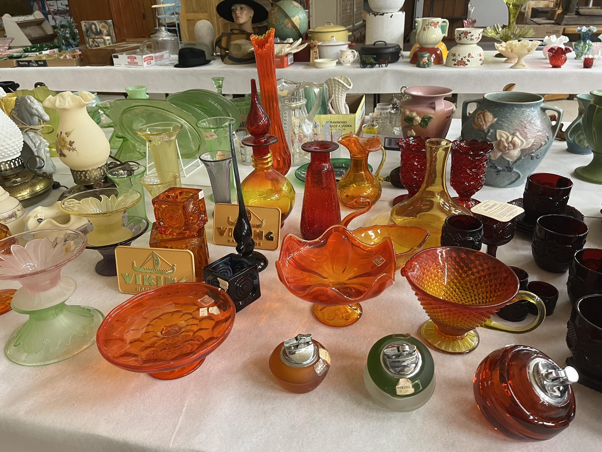 Viking Glass Company vintage items for auction