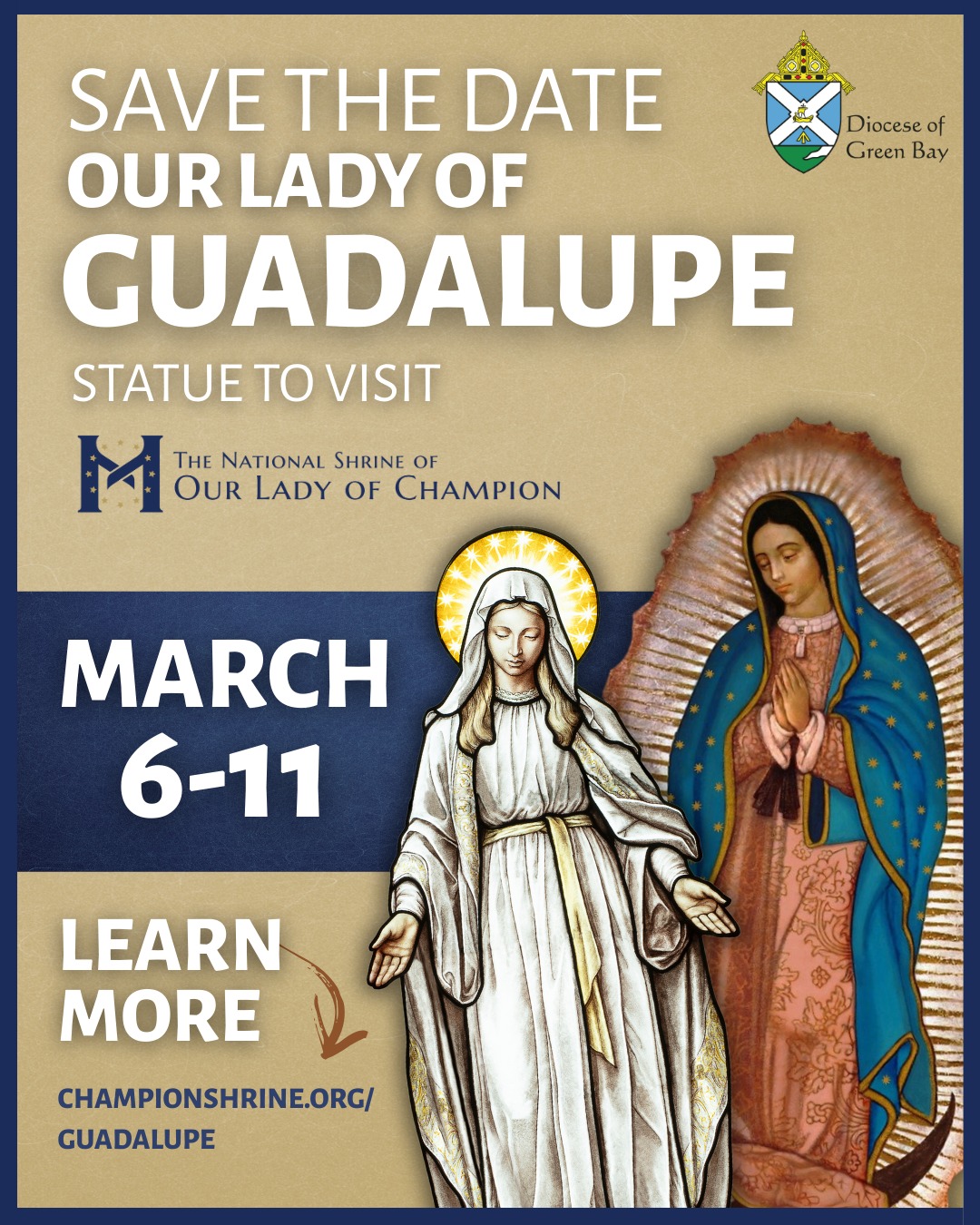 Diocese - A life-sized statue of Our Lady of Guadalupe is coming to the ...