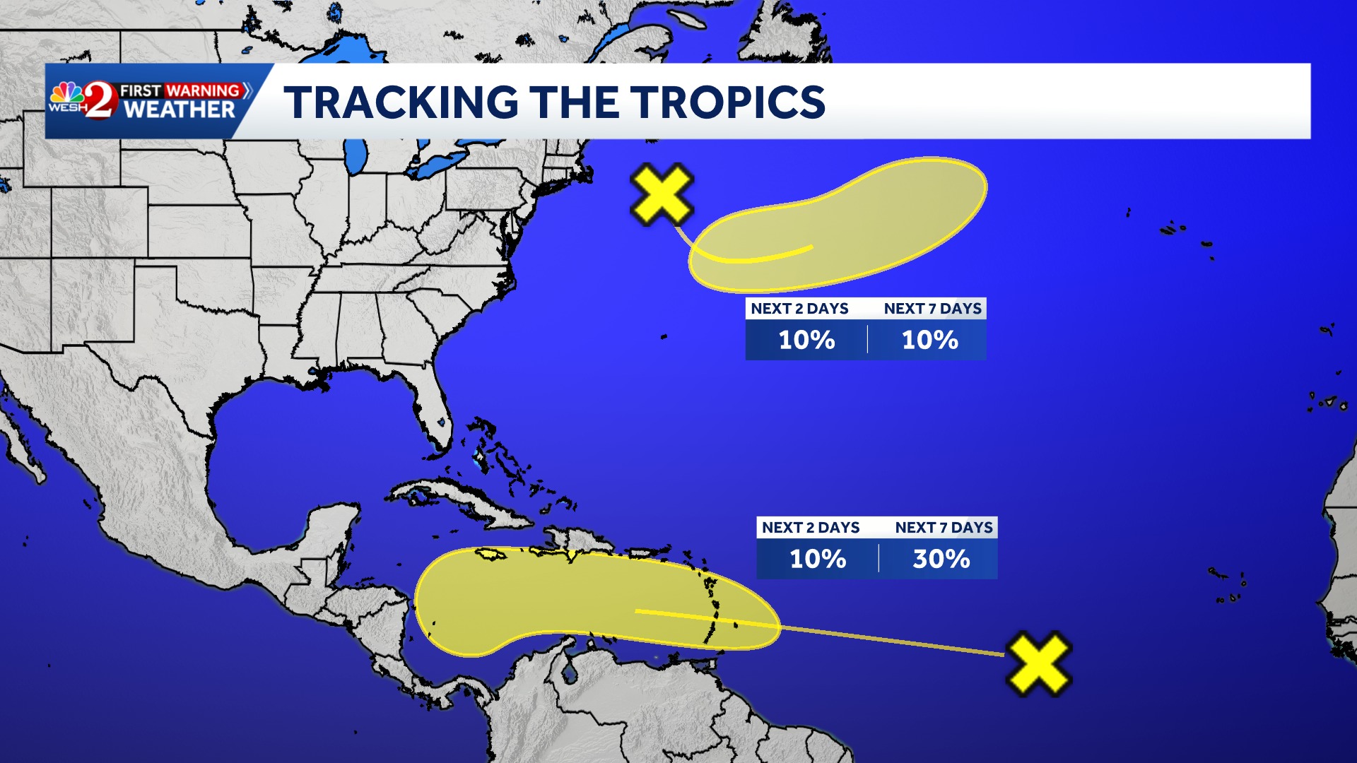 We;re watching two areas of interest... - Tony Mainolfi, WESH | Facebook