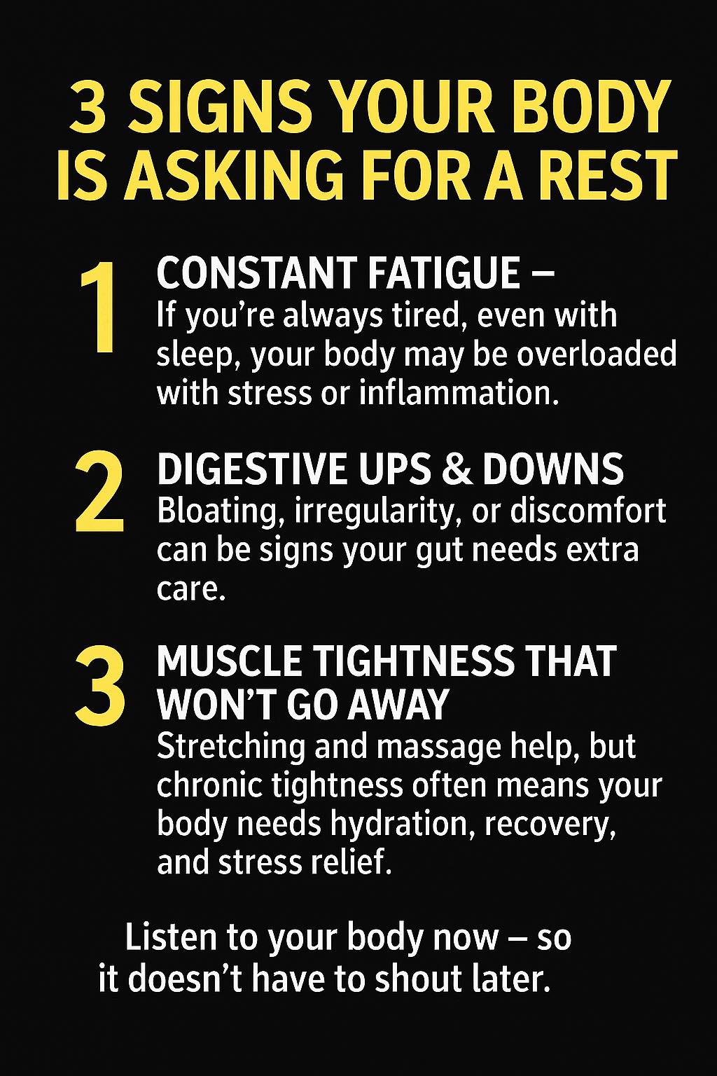 Wrights - 3 Signs Your Body is Asking for a Reset Sometimes it’s not ...