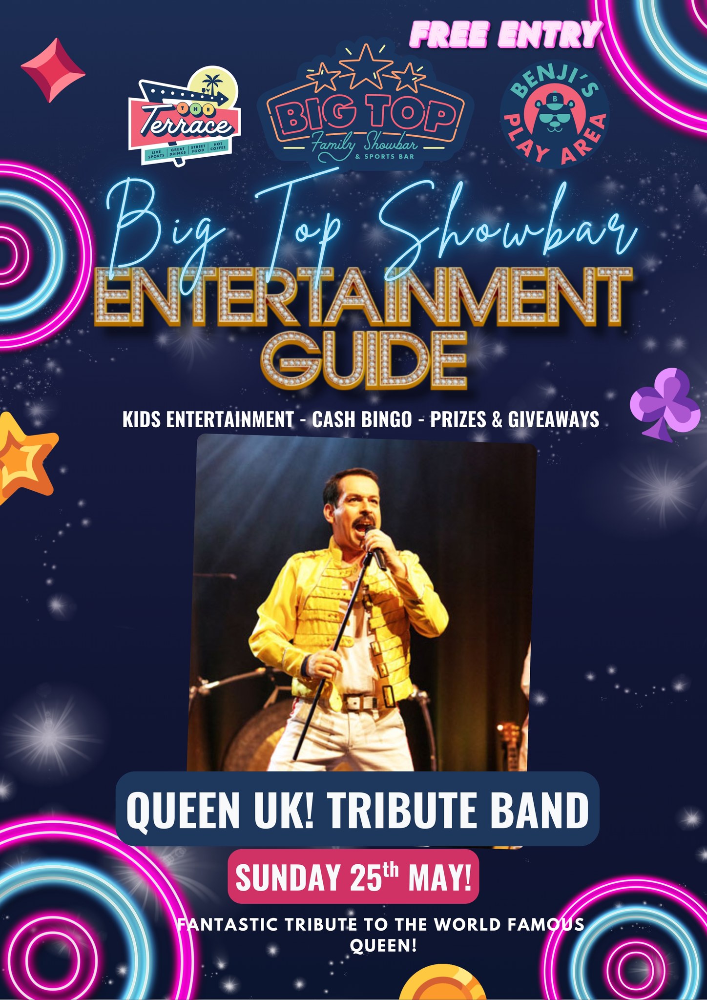 🎤 Get ready for an EPIC DAY at the Big Top Showbar! 🎤 TERRACE BAR WITH ...