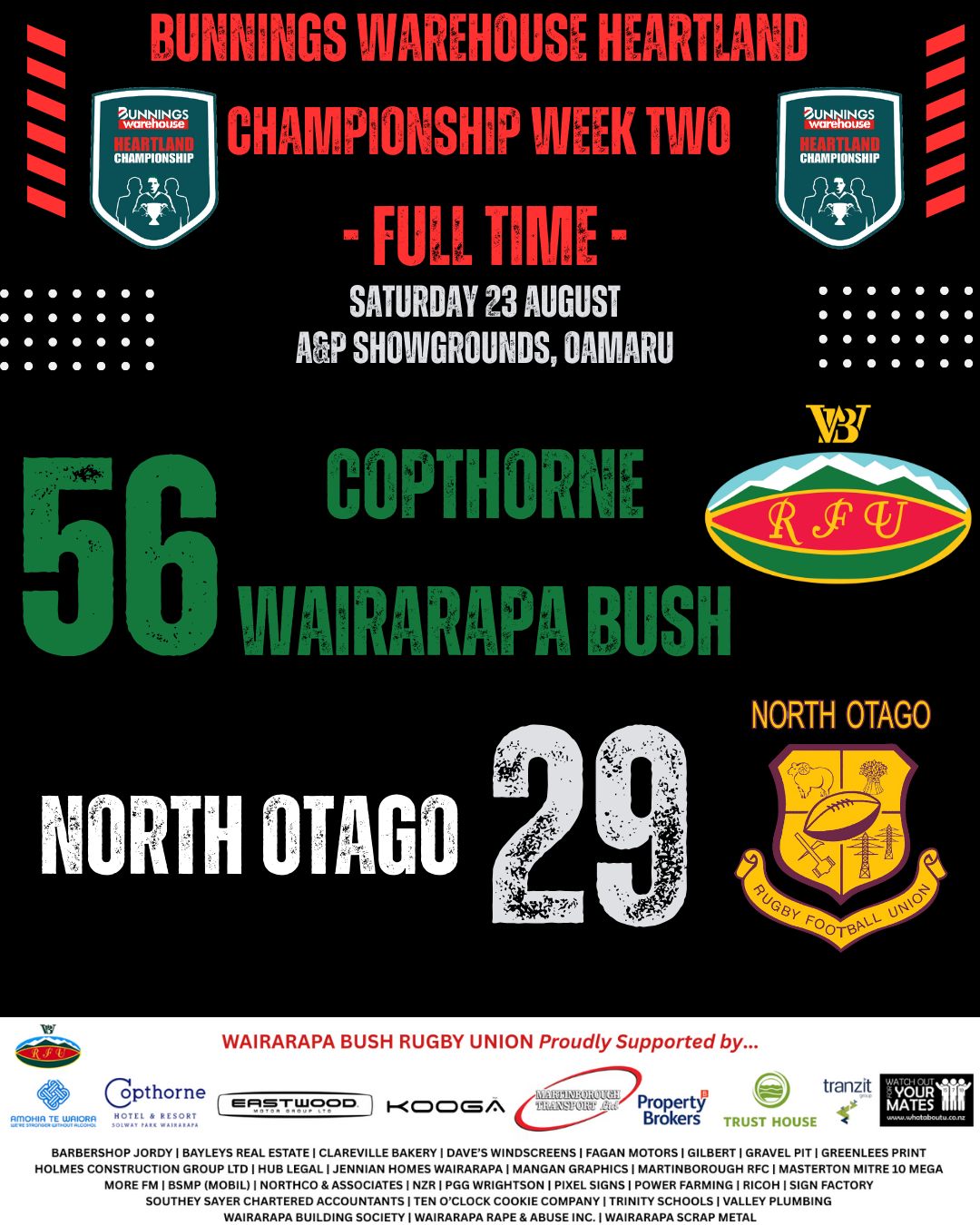 Wairarapa Bush Rugby Union... - Wairarapa Bush Rugby Union