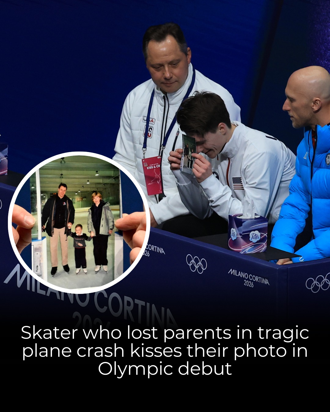 U.S. figure skater Maxim Naumov's parents were among 67 people