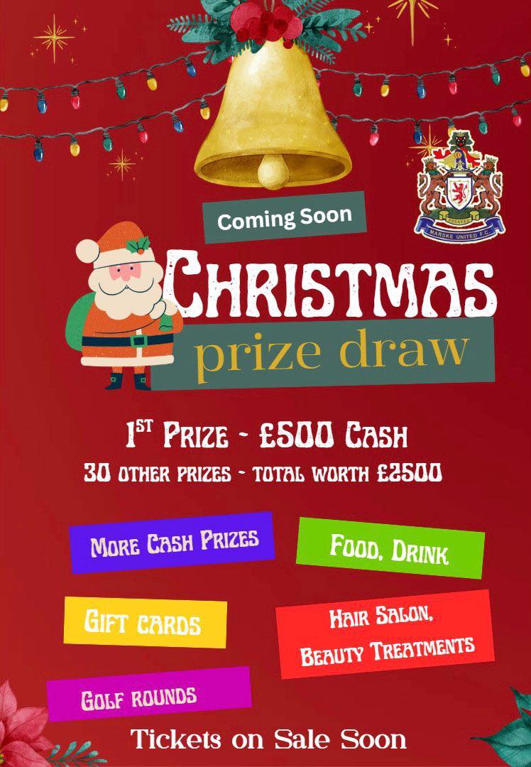 Marske - Announcing our 2025 Christmas Raffle Draw, even bigger and ...