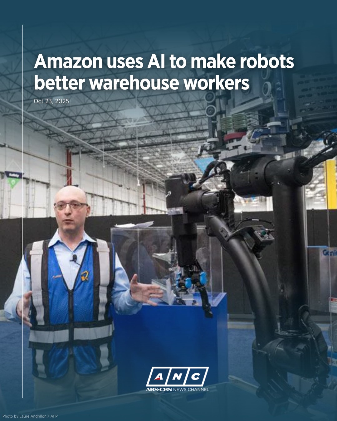 ABS-CBN - Amazon is turning to artificial intelligence and robotics to ...