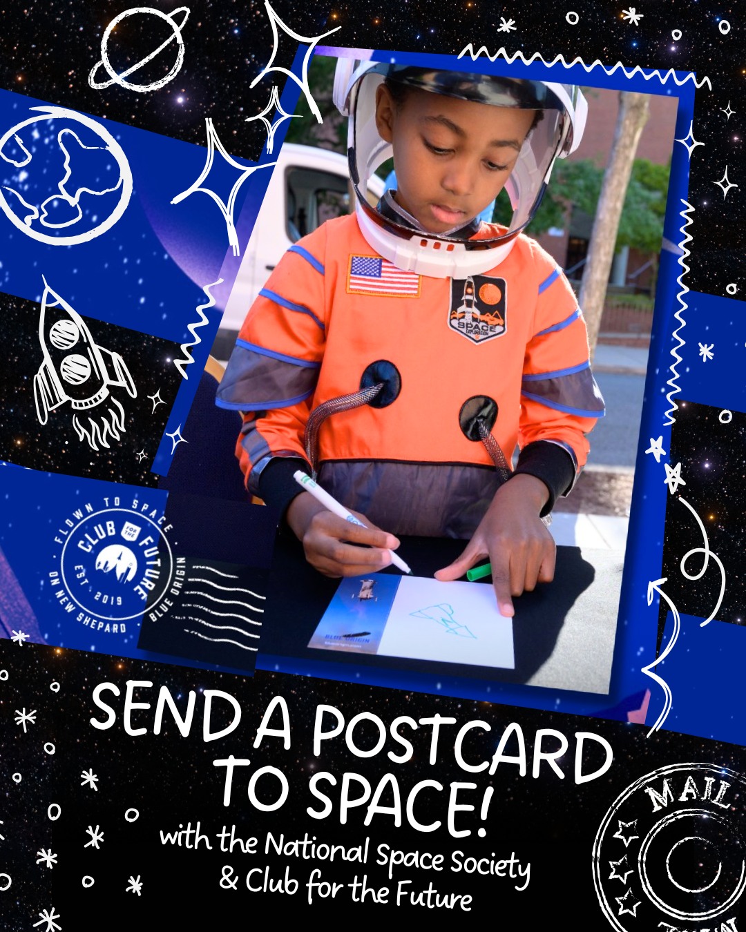 National - Did you know you can send postcards to space, including your ...