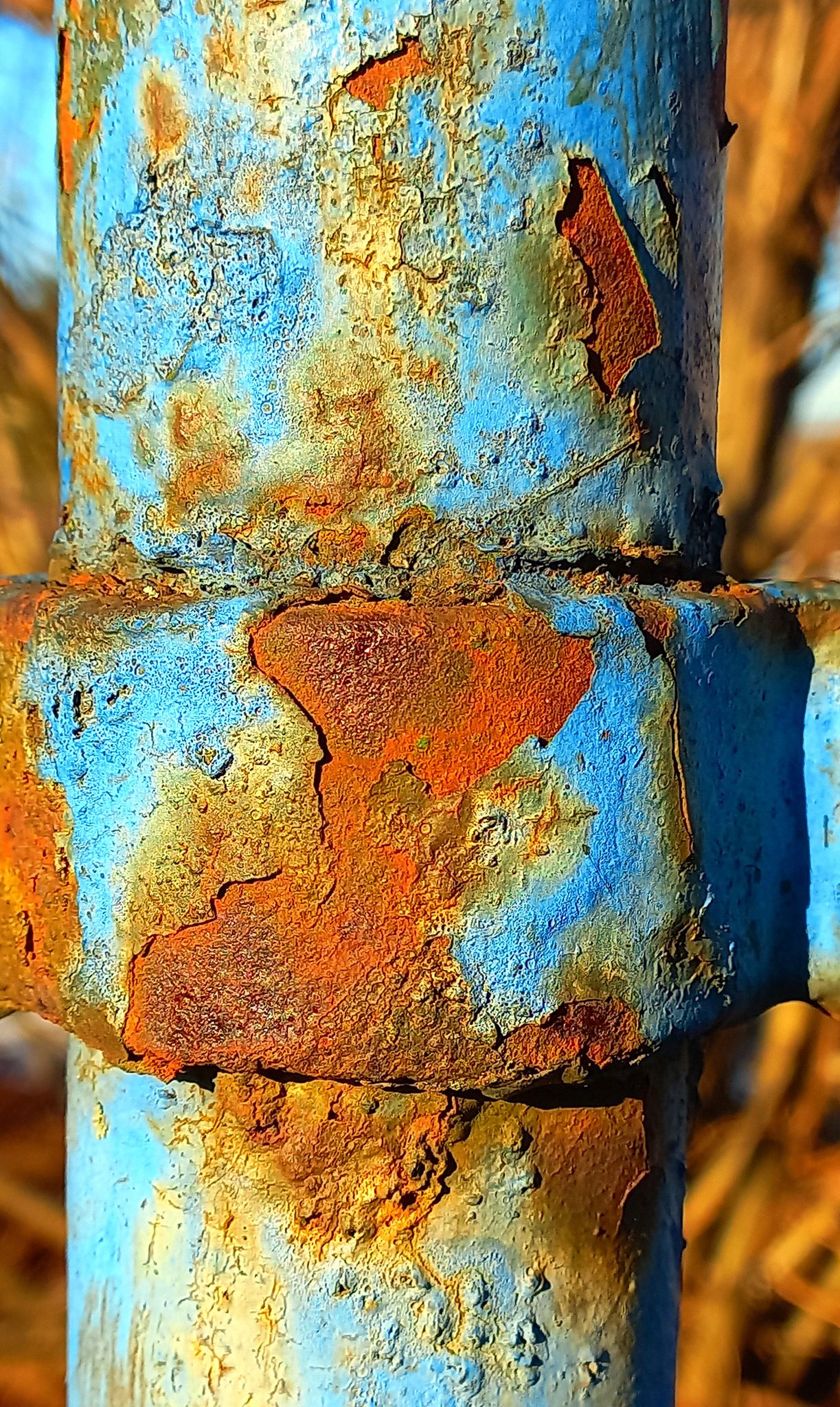 Rust art blue II | Facebook