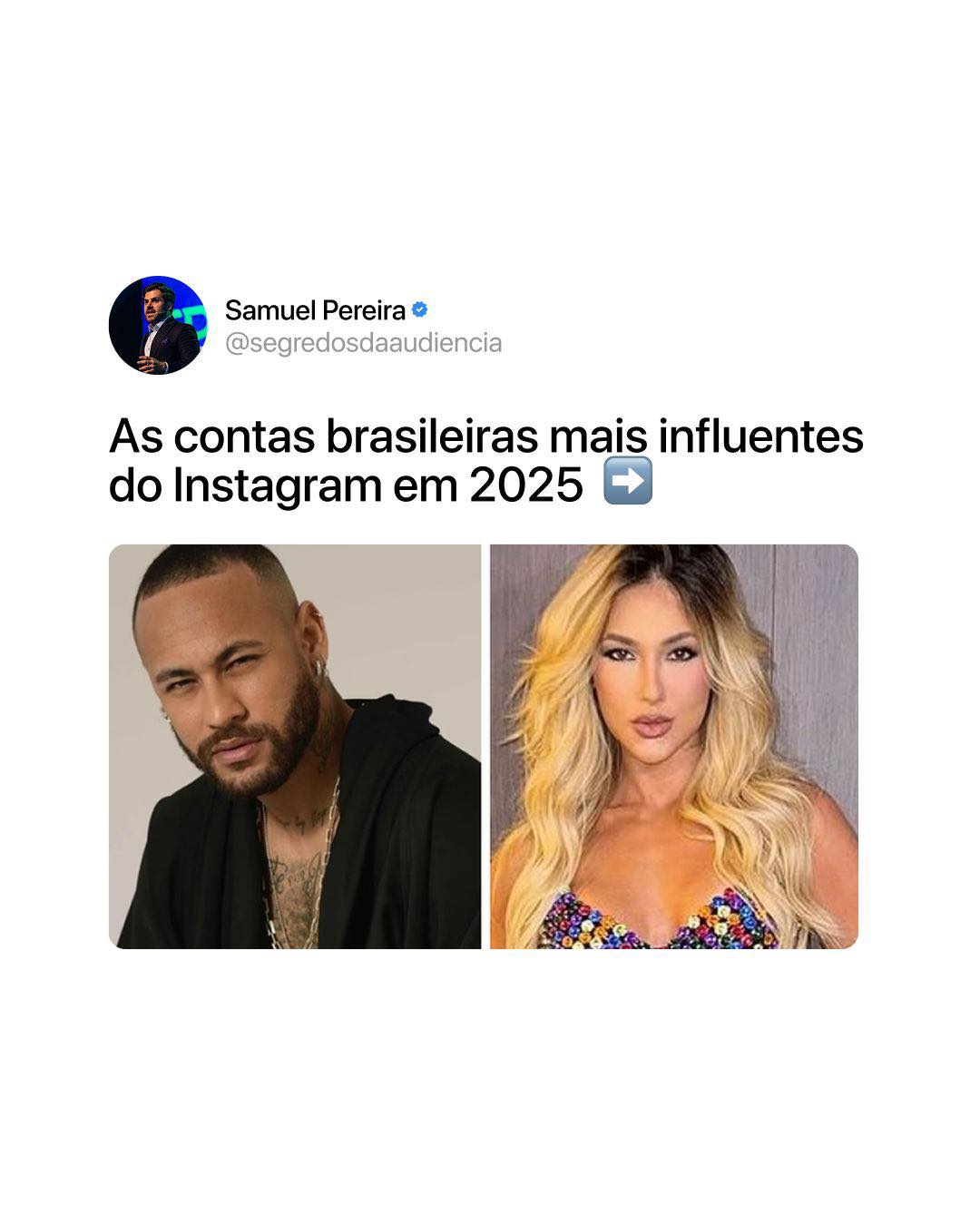 Samuel Pereira - As contas brasileiras mais influentes do... | Facebook