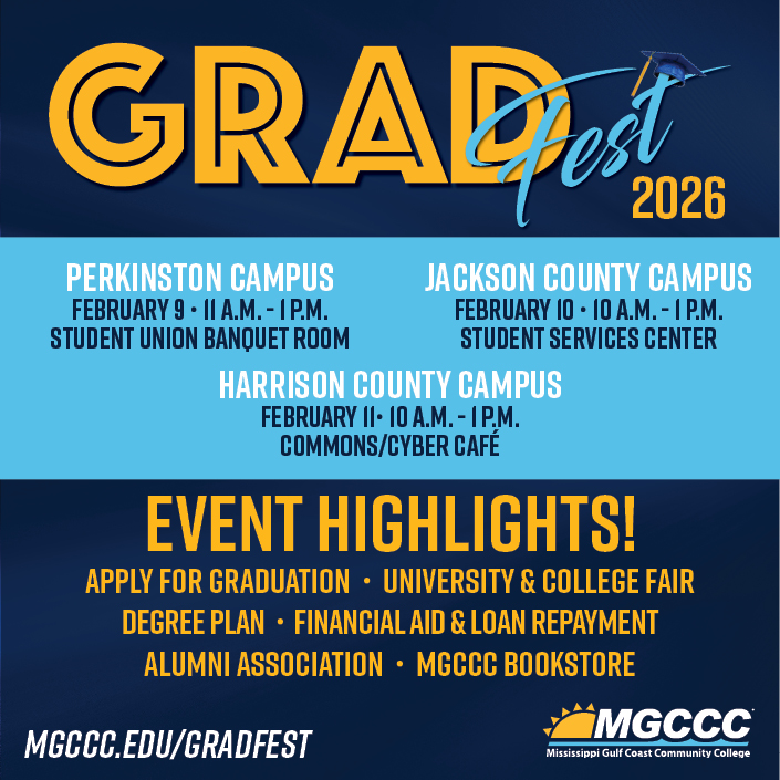 🎓 Grad Fest 2026 is almost... - MGCCC-Perkinston Campus | Facebook