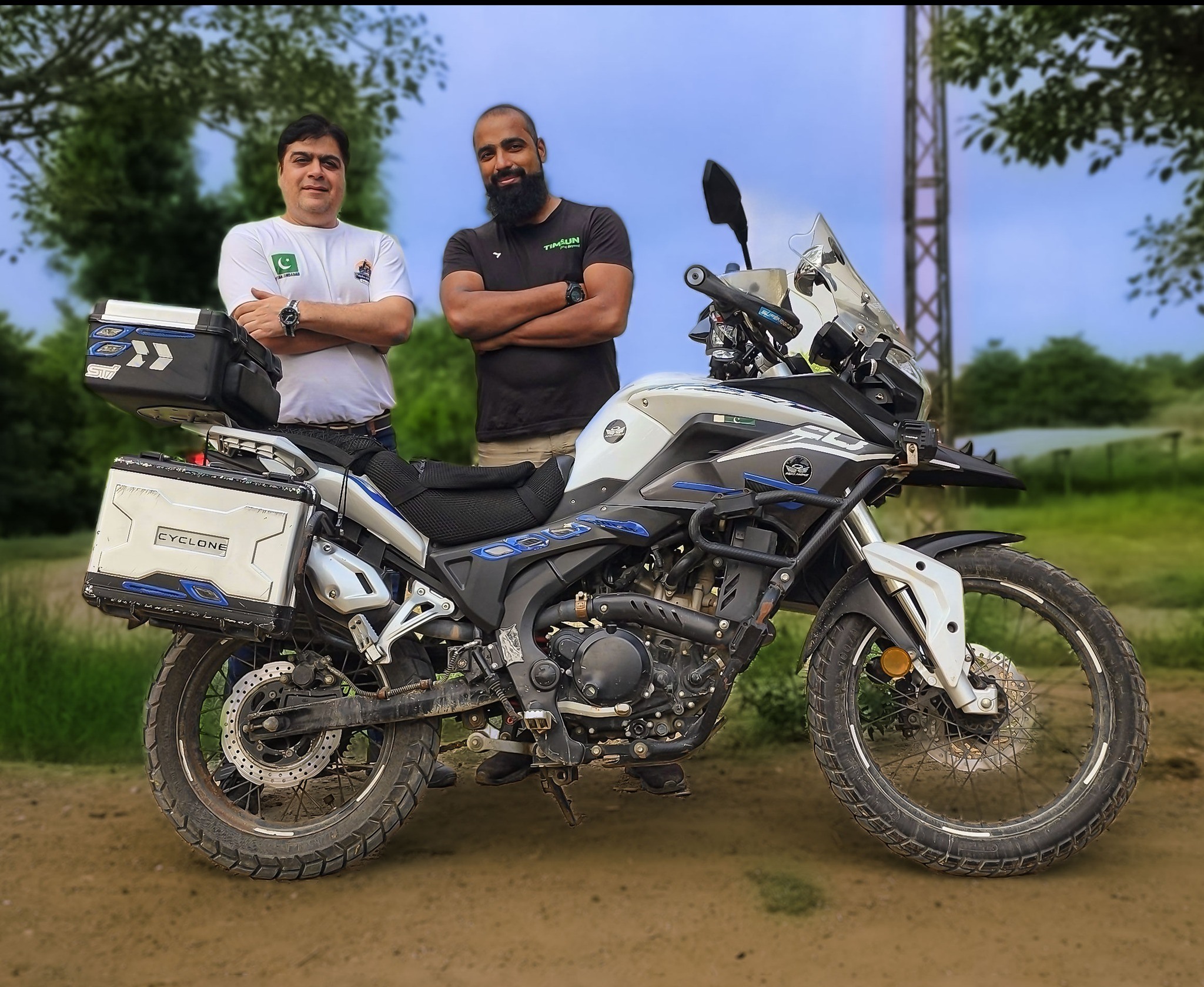 The newly-unveiled Zongshen Cyclone RX6 adventure tourer is