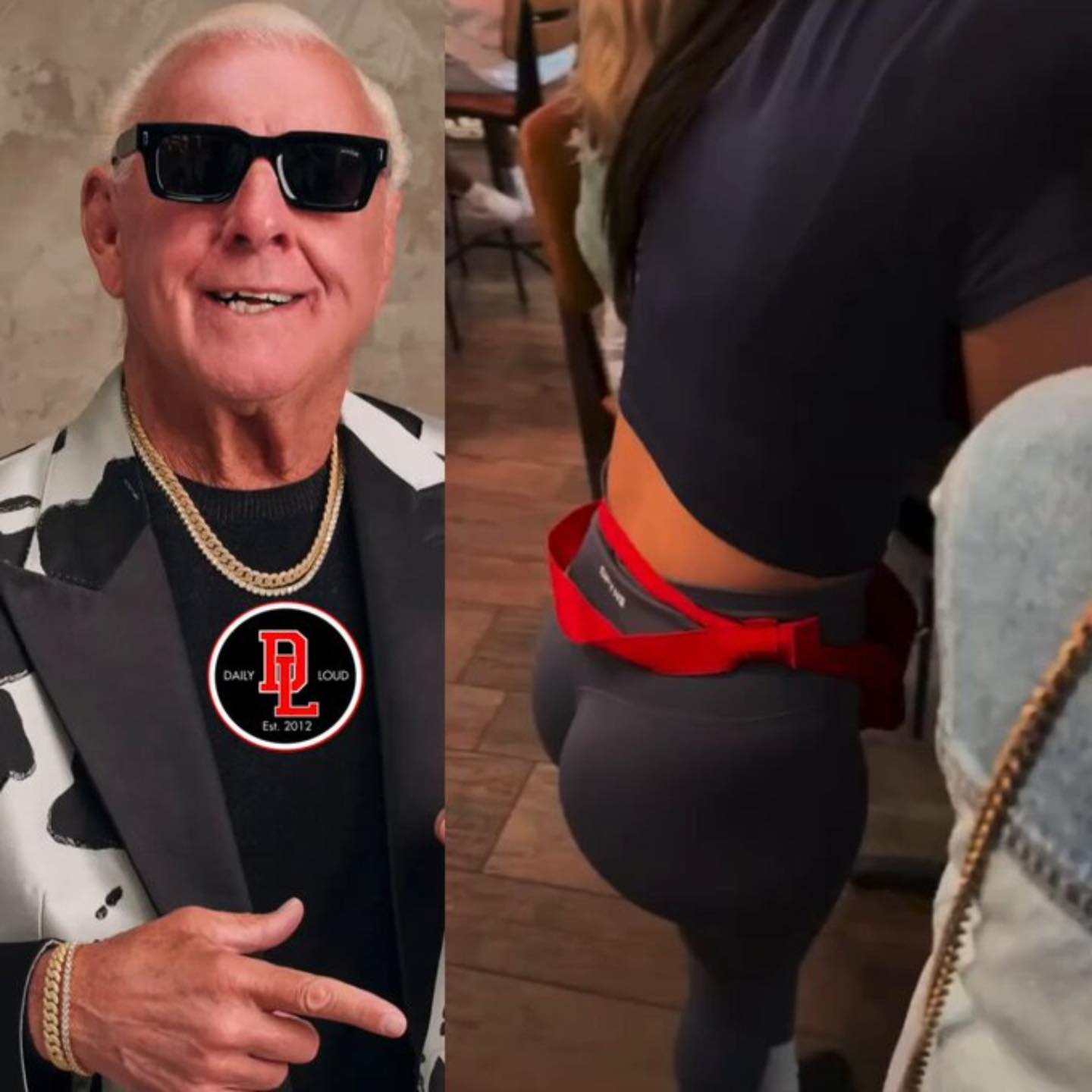 Fake - Ric Flair is Going Viral For Giving His Waitress Massive Tip On ...
