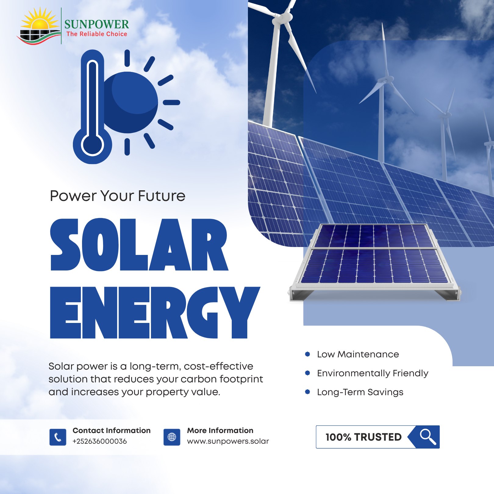 SunPower 'The Renewable Energy Service Provider' | Hargeisa