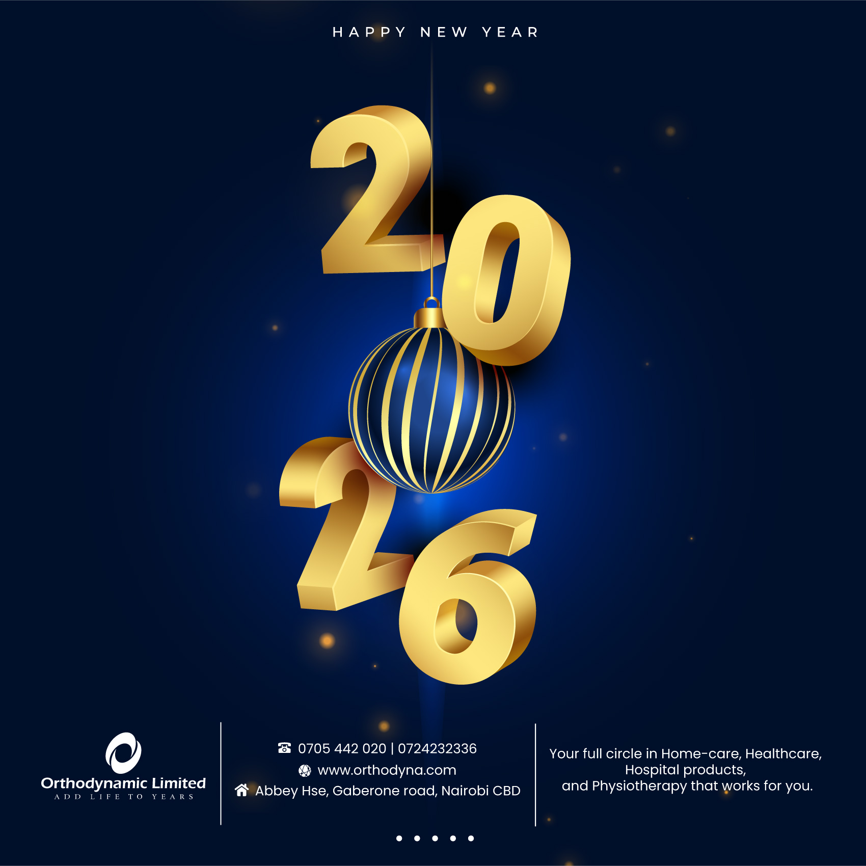 Happy New Year 2026! As we... - Orthodynamic Limited | Facebook