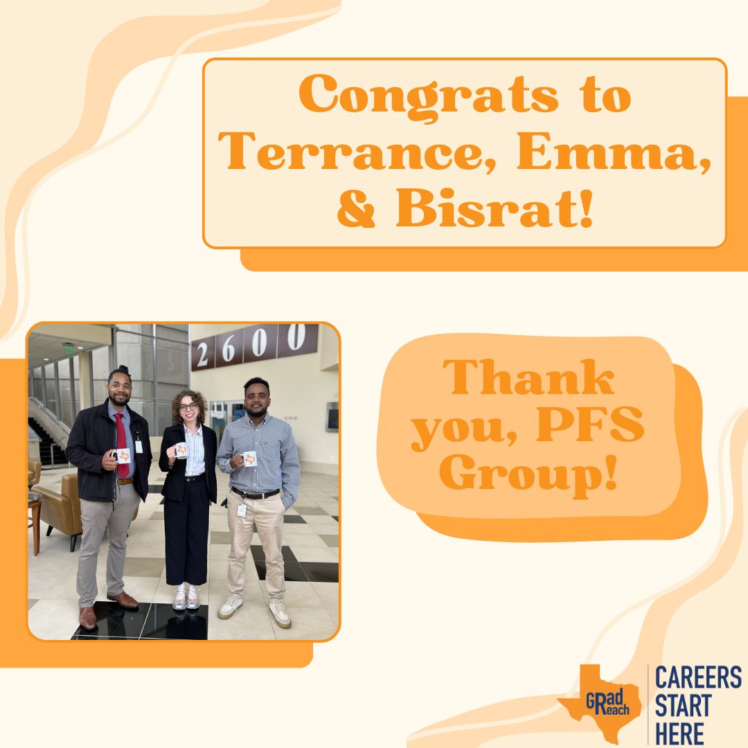GradReach - Congratulations to these three grads (below) on their ...