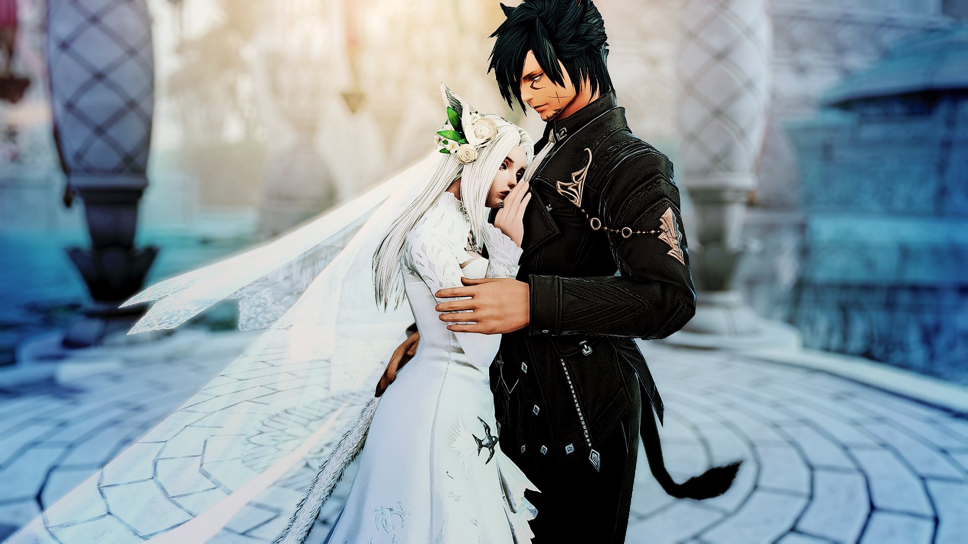 Just Married... ... In game. #FFXIV #FinalFantasyXIV