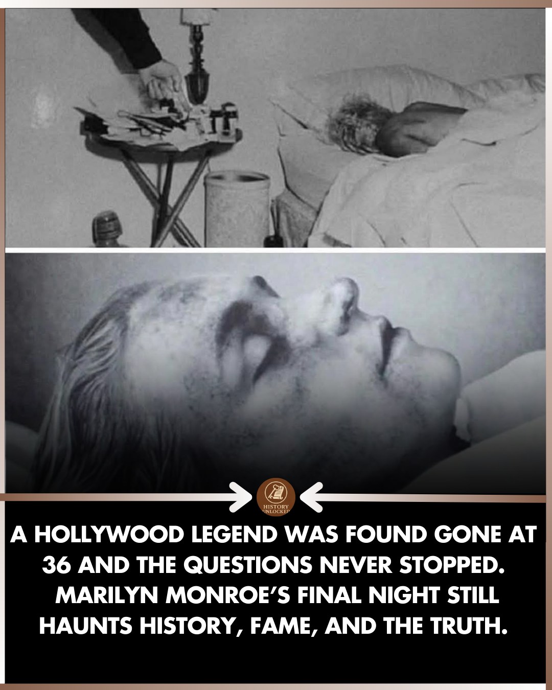Marilyn Monroe's tragic death at 36