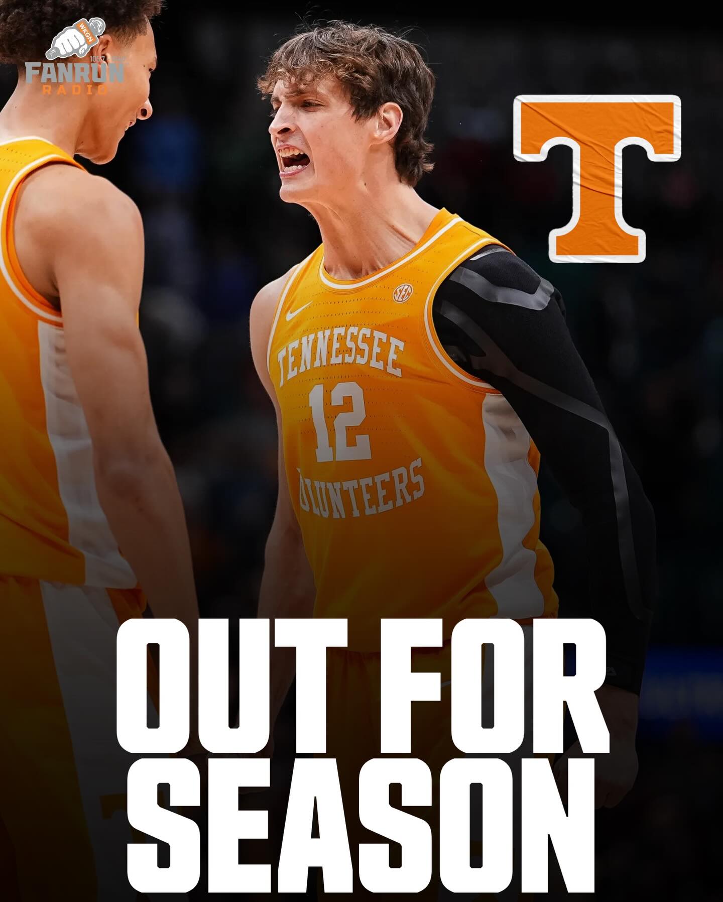 FOX - BREAKING: Tennessee Forward Cade Phillips will miss the remainder ...