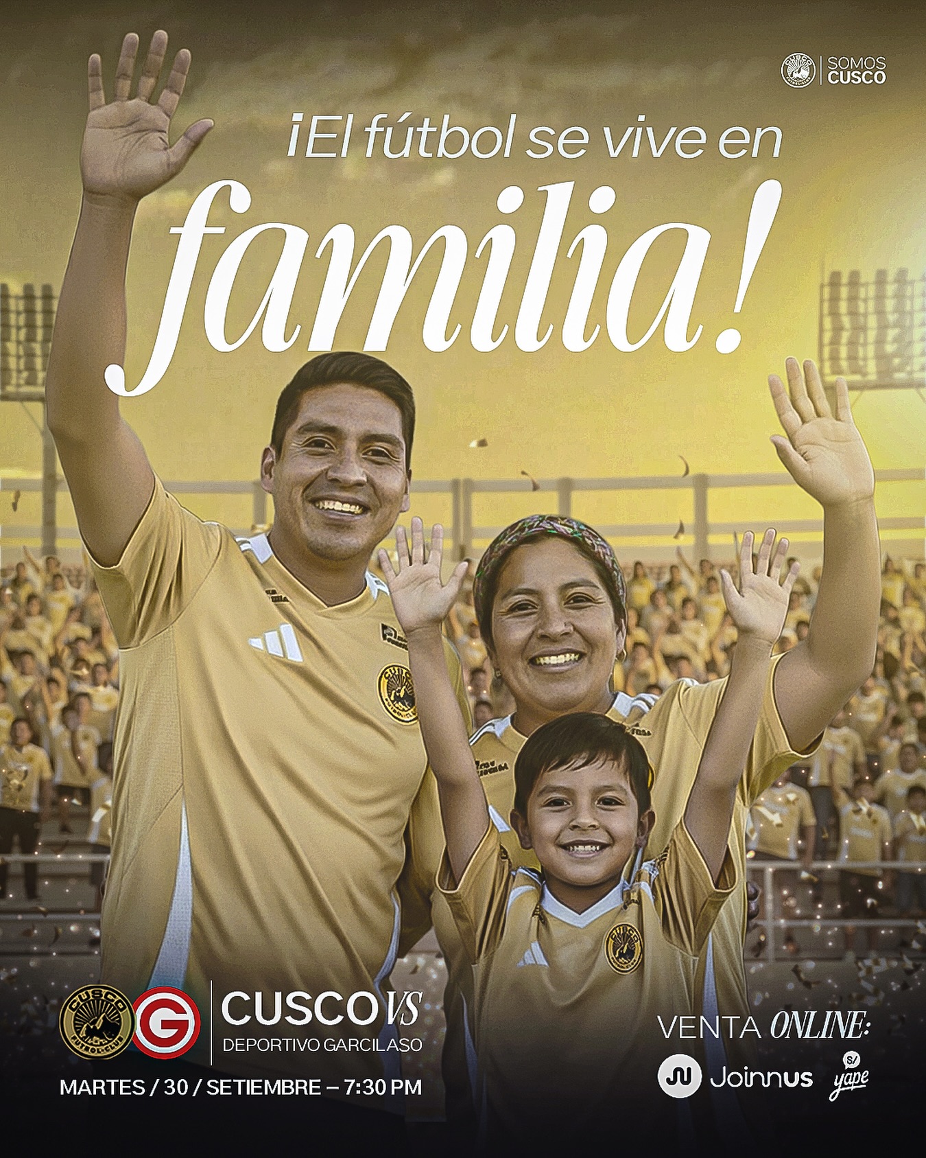 Cusco - 🔥 ¡El derbi cusqueño se vive en familia! 💛 Este partido no te ...