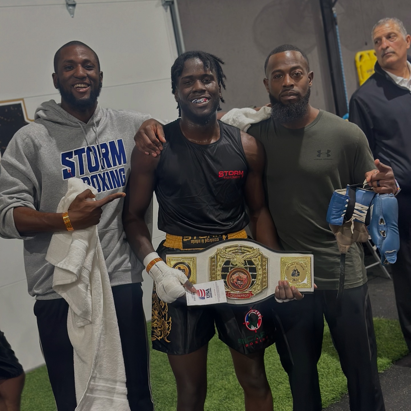 Storm - Congratulations to Black on winning his first boxing match! Say ...