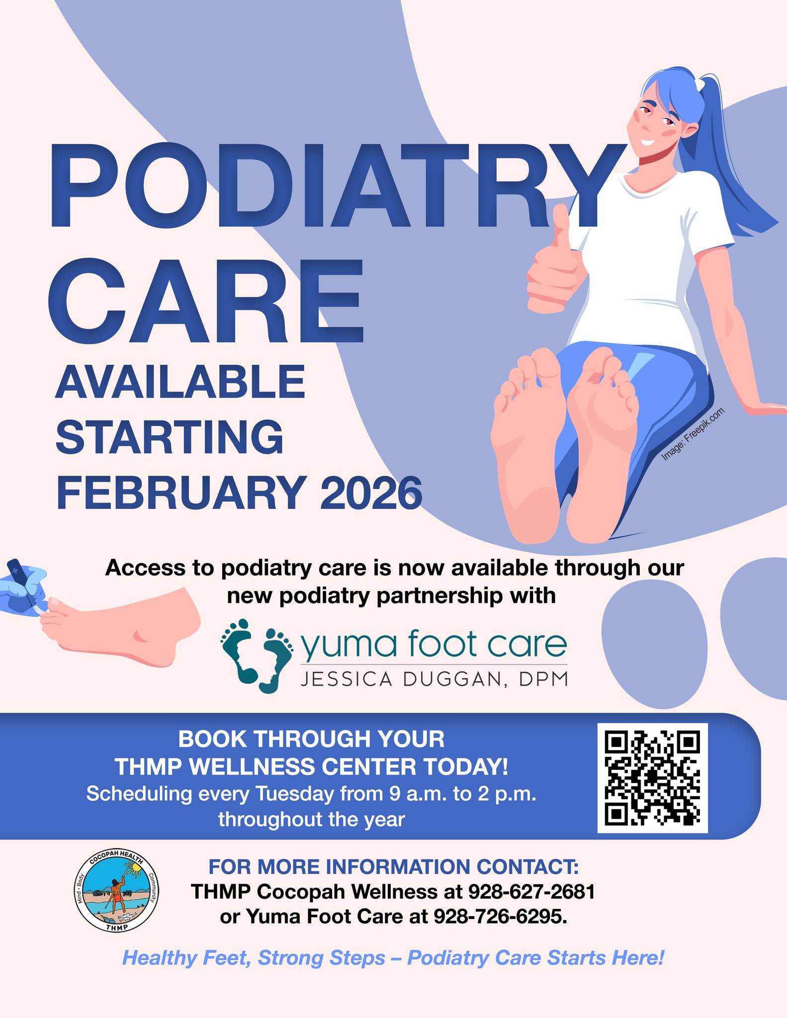 📣 Podiatry... - Cocopah Tribal Health Maintenance Program | Facebook