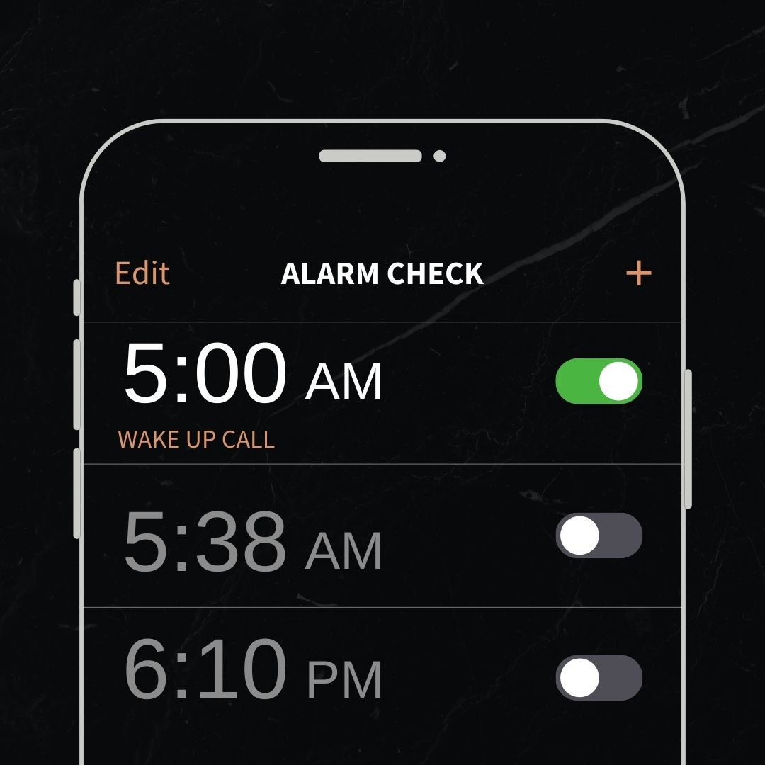 Alarm Check 🚨 Let’s talk alarms… 🔕... - MOTIVATED.Fitness | Facebook