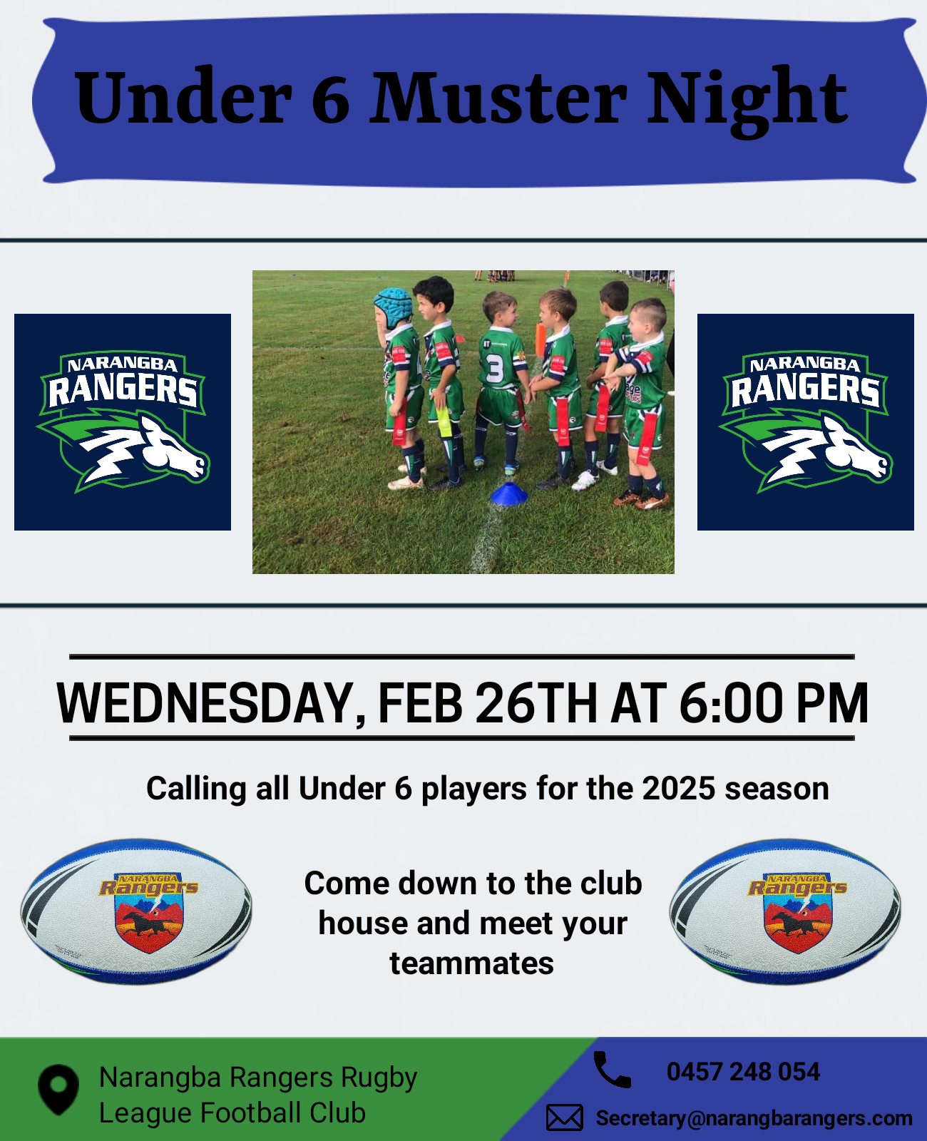 Under 6 Muster Evening 2025