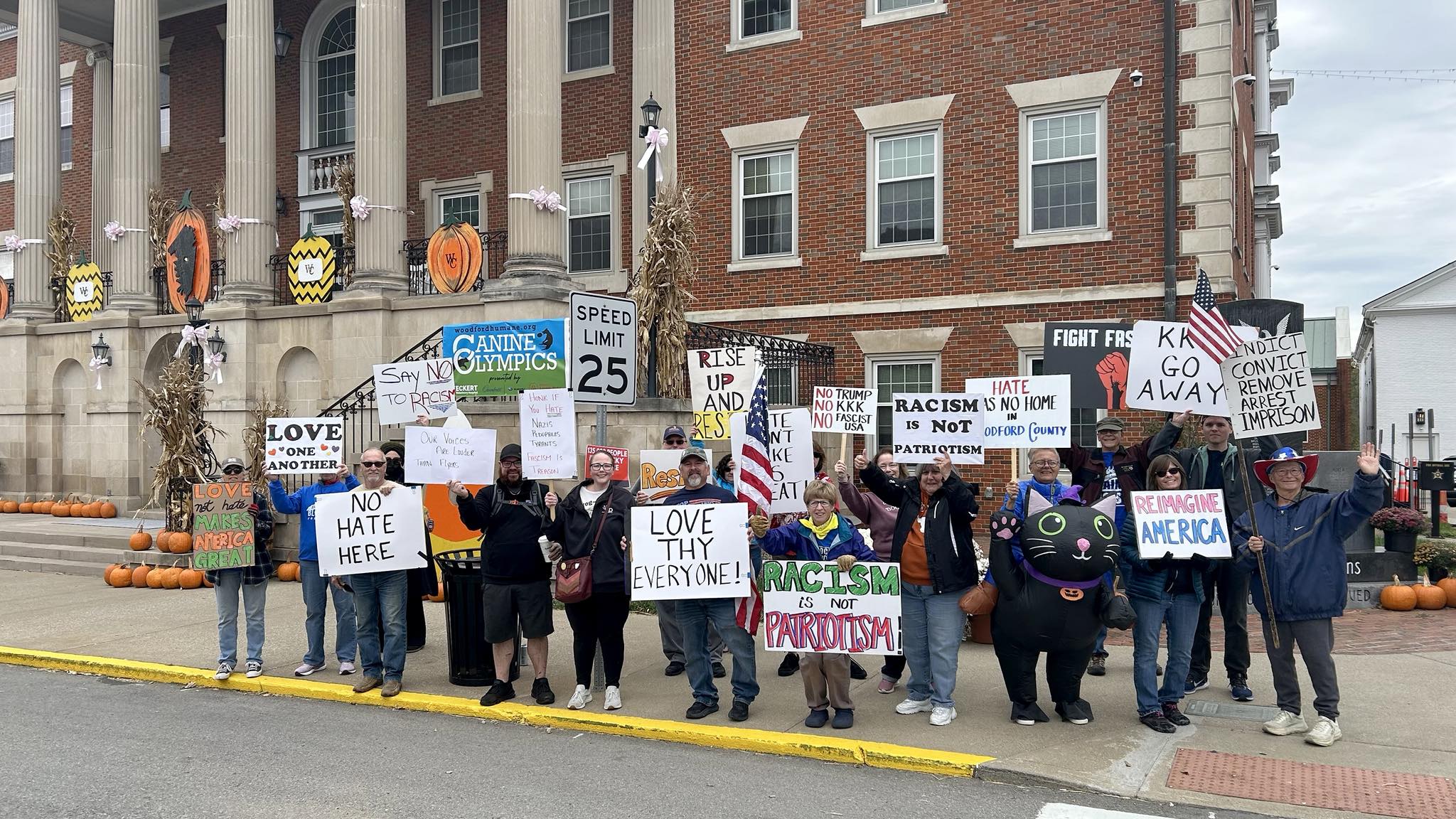 Mechanicsburg residents rally against hate after KKK cards found