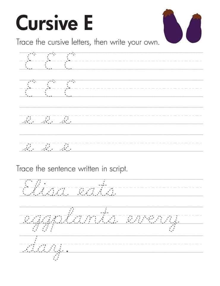 Sudarshan Kids - 👉 CURSIVE WRITING PRACTICE WORKSHEETS FOR... | Facebook