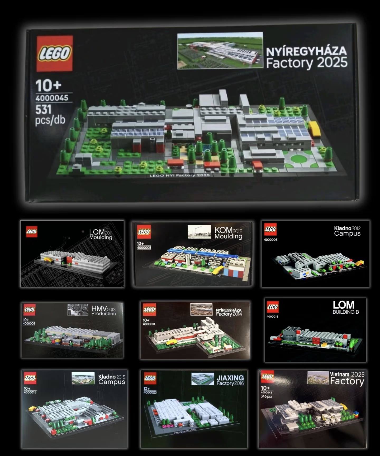 LEGO factory sets 2011-2025 | Facebook