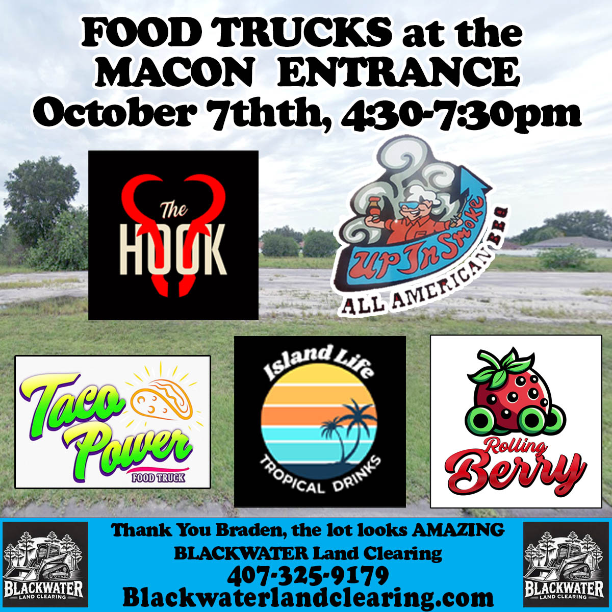 Wedgefield - Next week's food truck lineup. - Facebook