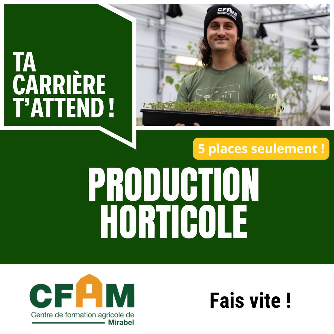 Centre de formation agricole de Mirabel (CFAM) - Frédéric Thériault, de ...