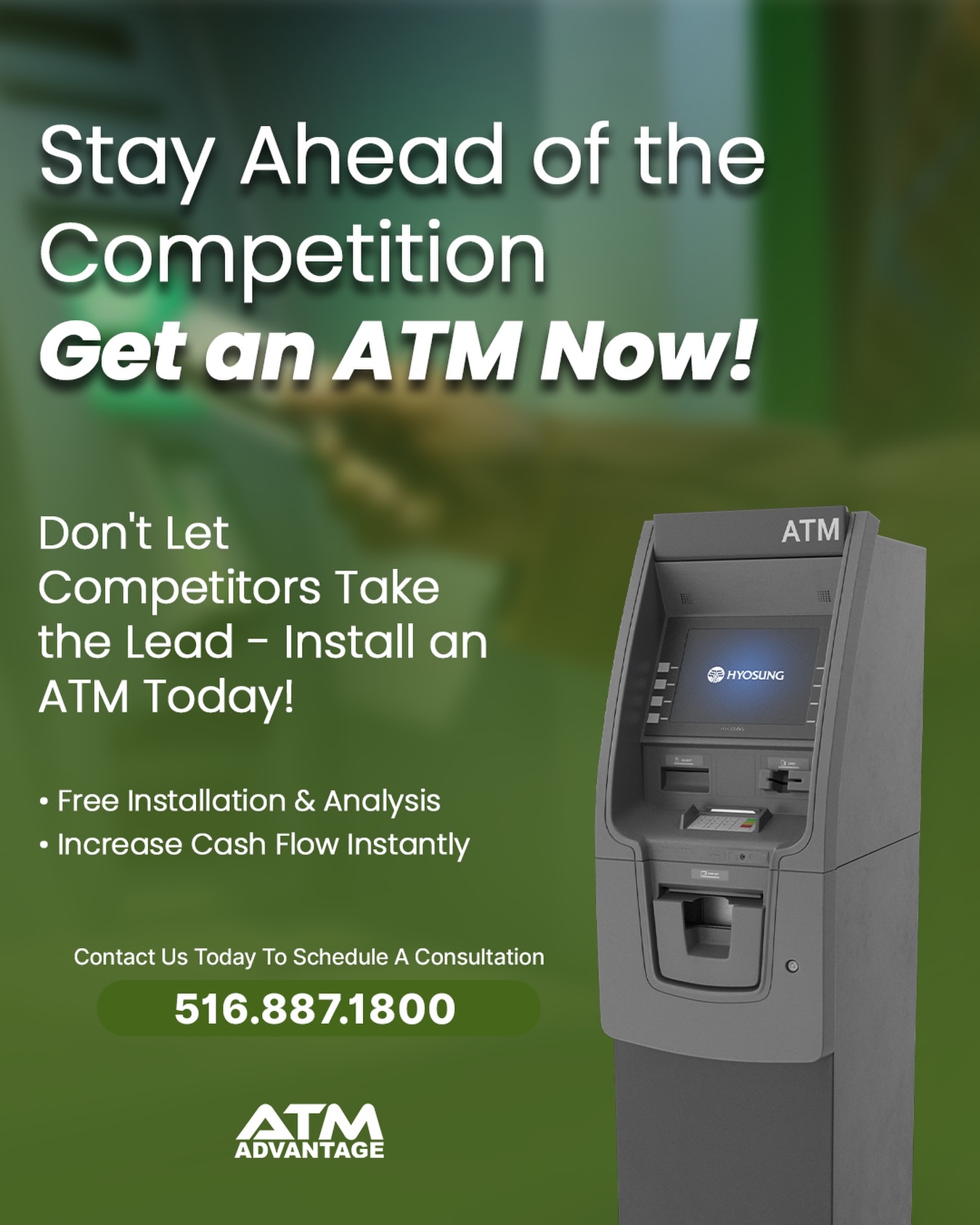 ATM - 💰 More foot traffic. More cash flow. More control. Don’t let ...